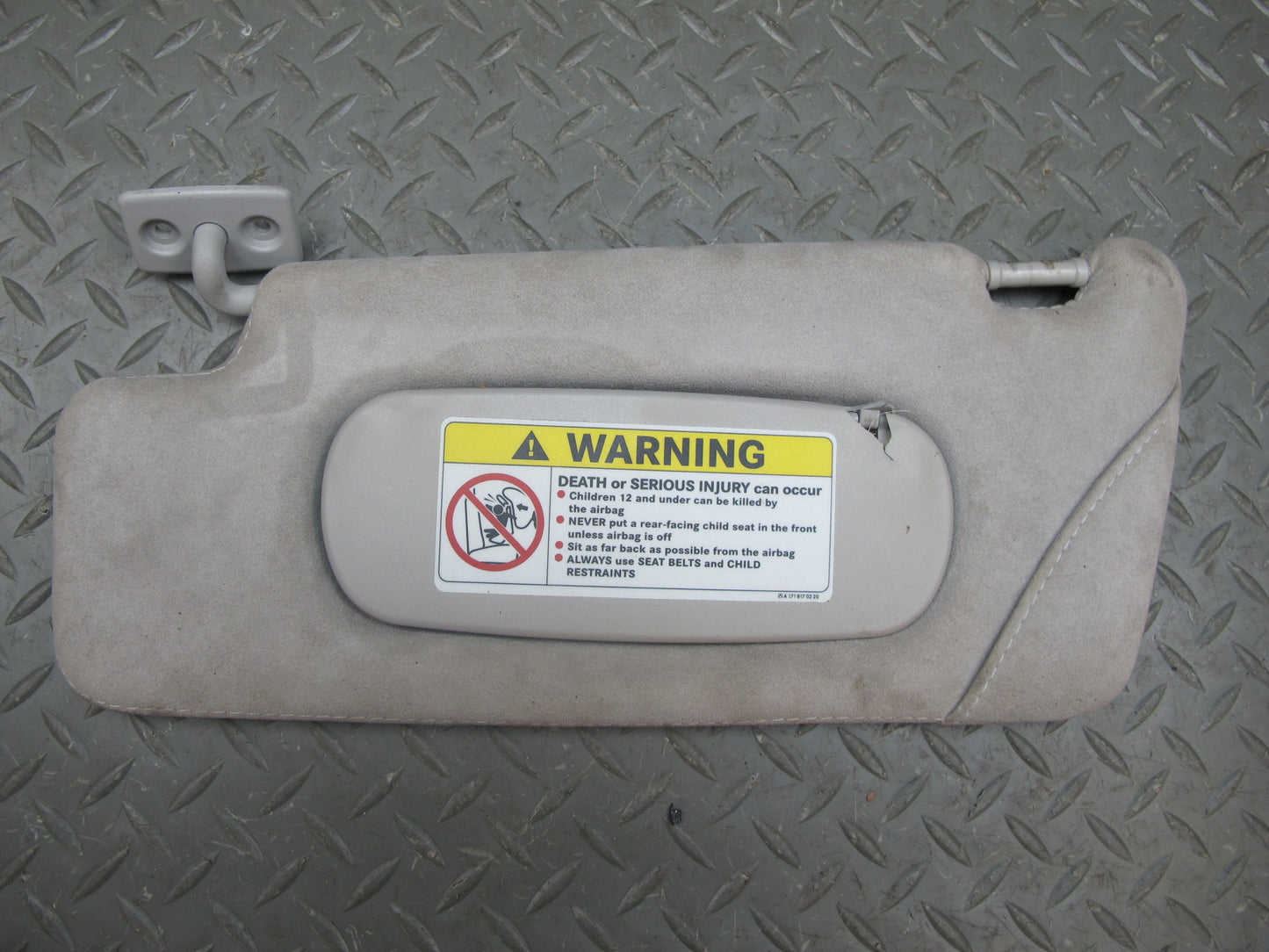 03-06 Mercedes R230 Sl-class Set of 2 Front Left & Right Sun Visor OEM