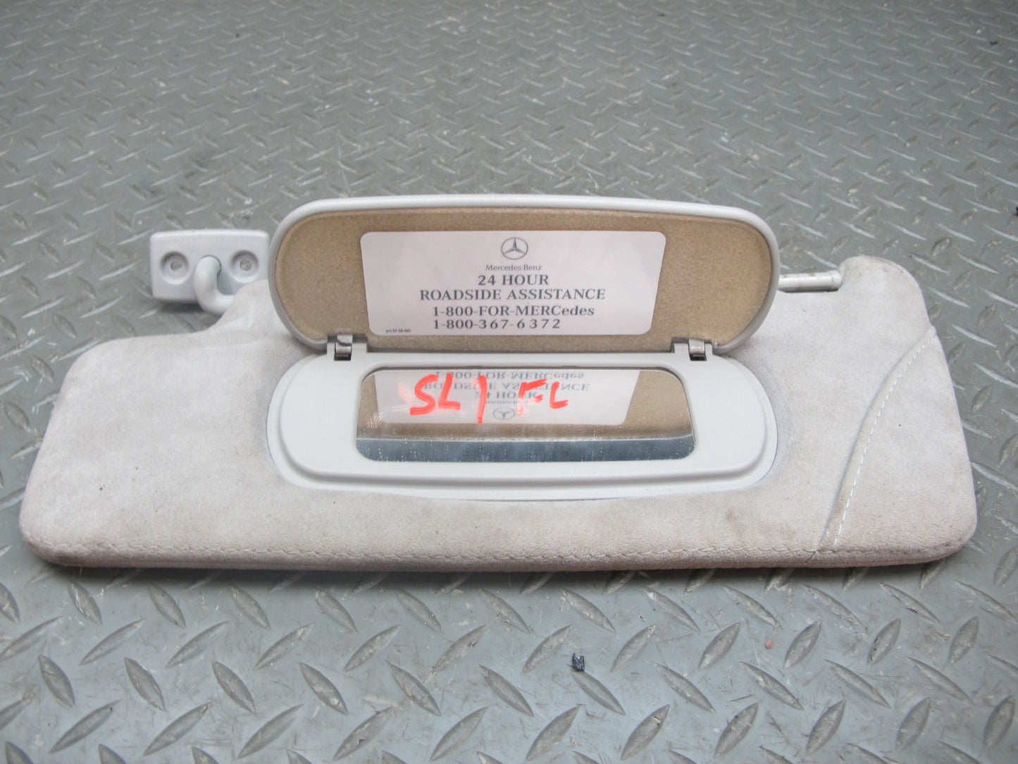 03-06 Mercedes R230 Sl-class Set of 2 Front Left & Right Sun Visor OEM