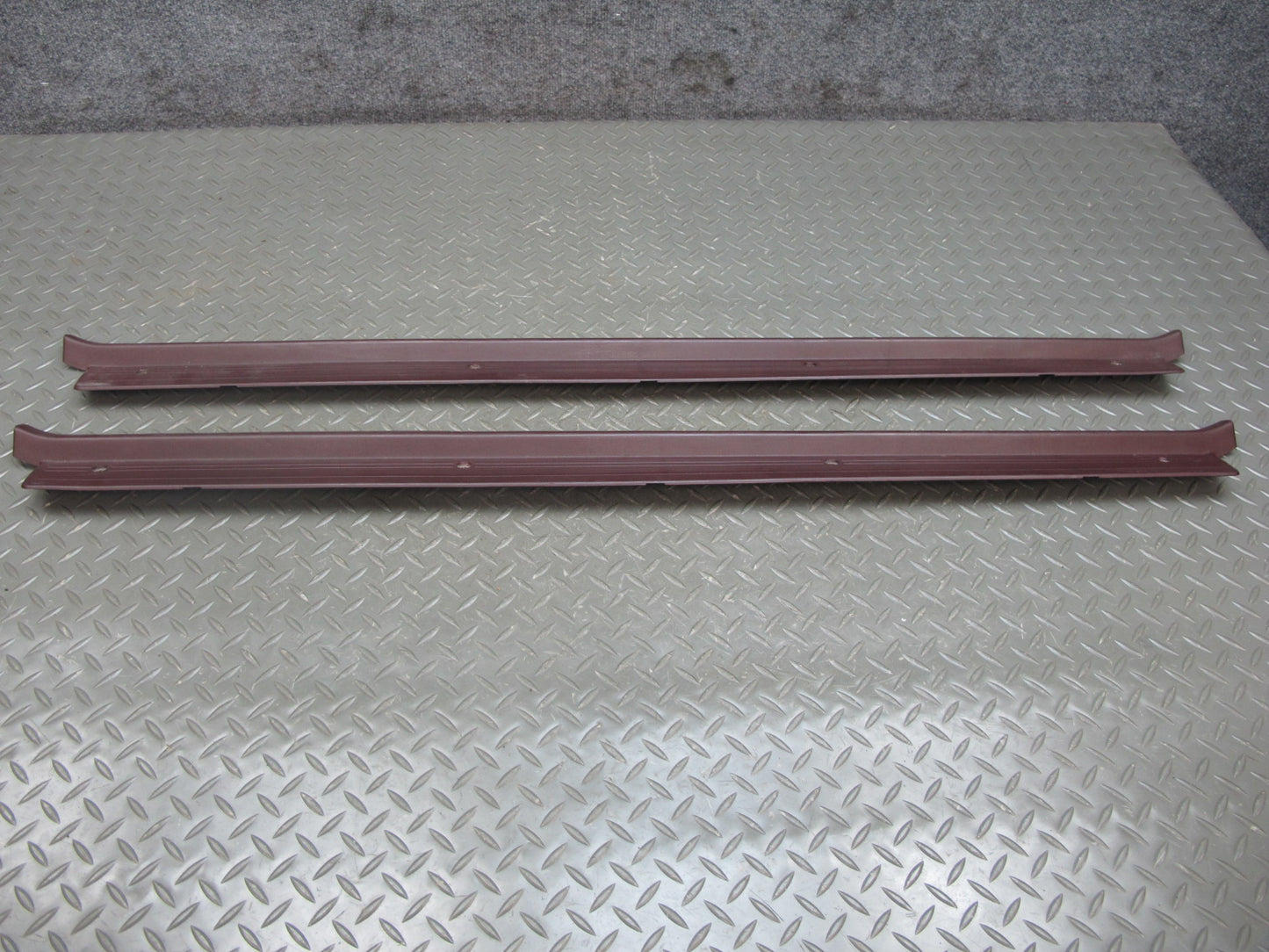 86-88 Toyota Supra MA71 Set of 2 Left & Right Door Scuff Sill Trim Plate OEM
