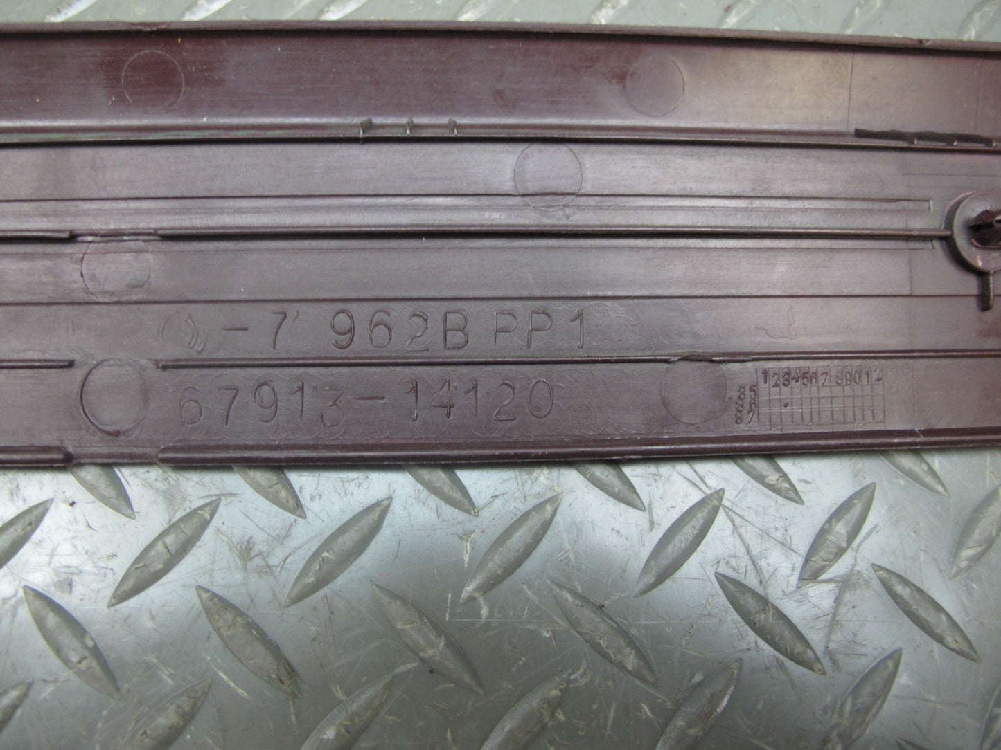 86-88 Toyota Supra MA71 Set of 2 Left & Right Door Scuff Sill Trim Plate OEM