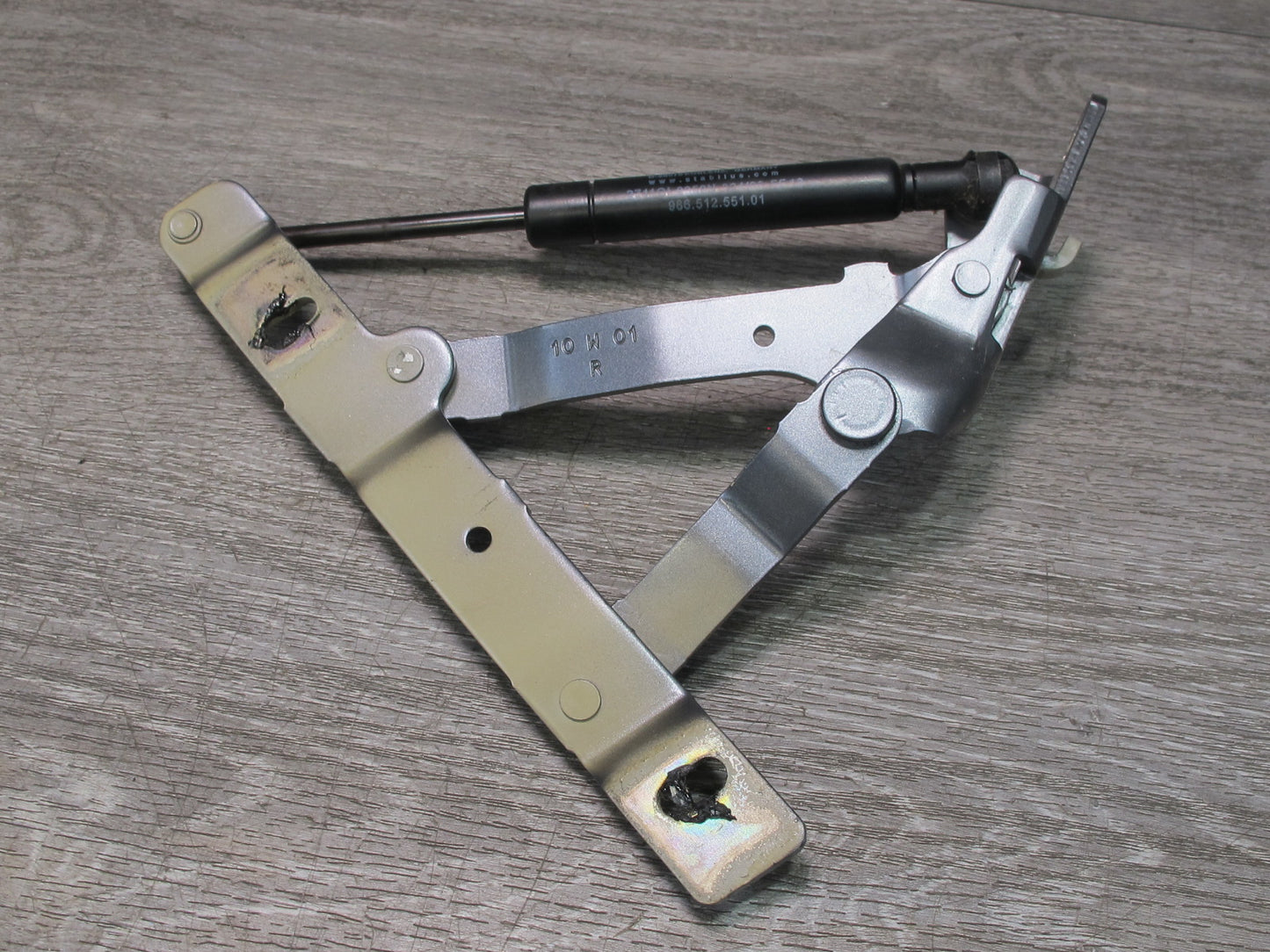 1997-2004 Porsche Boxster 986 Rear Right & Left Side Trunk Lid Hinge Bracket Set