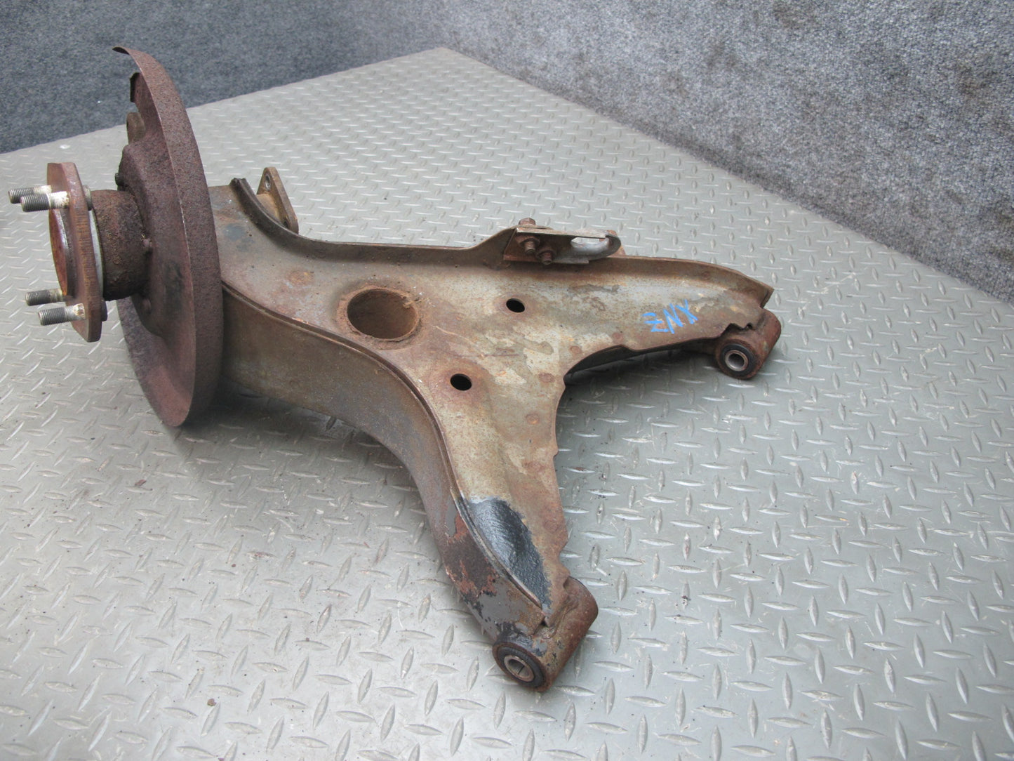79-81 Datsun Nissan 280ZX NA 2+2 Rear Left Knuckle Wheel Hub Trailing Arm OEM