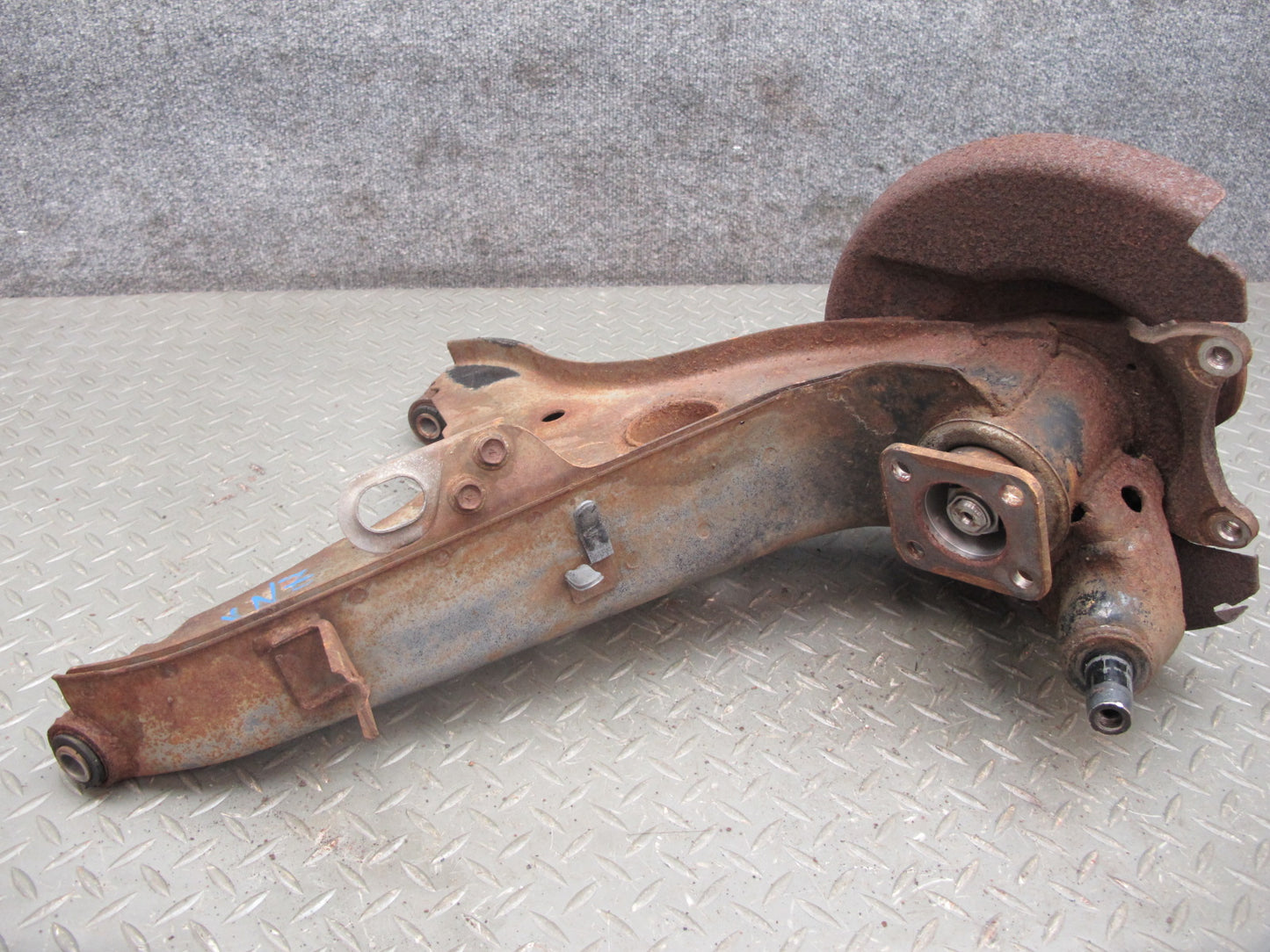 79-81 Datsun Nissan 280ZX NA 2+2 Rear Left Knuckle Wheel Hub Trailing Arm OEM