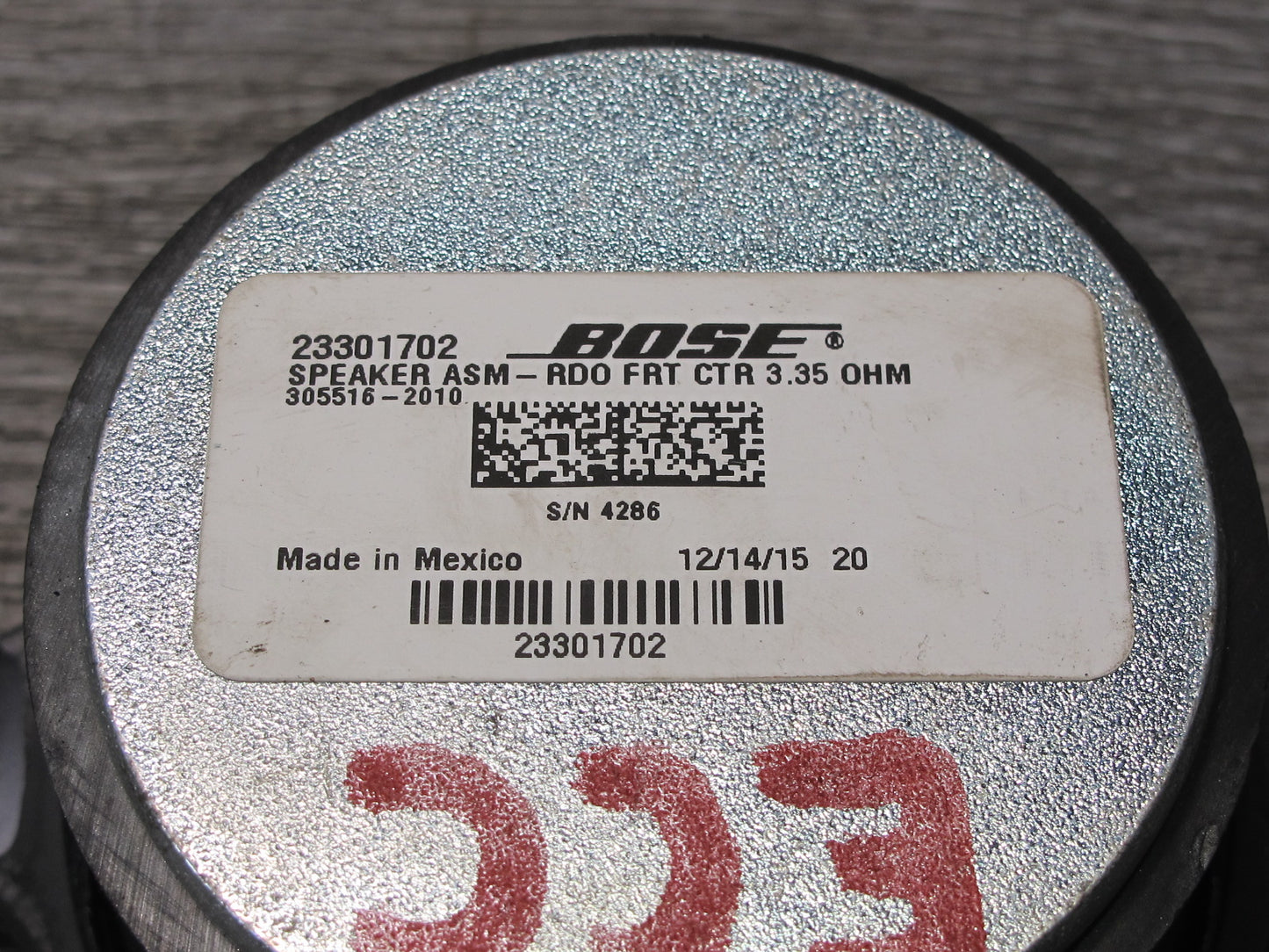 16-23 Chevrolet Camaro Set of 3 Dash Audio Speaker OEM