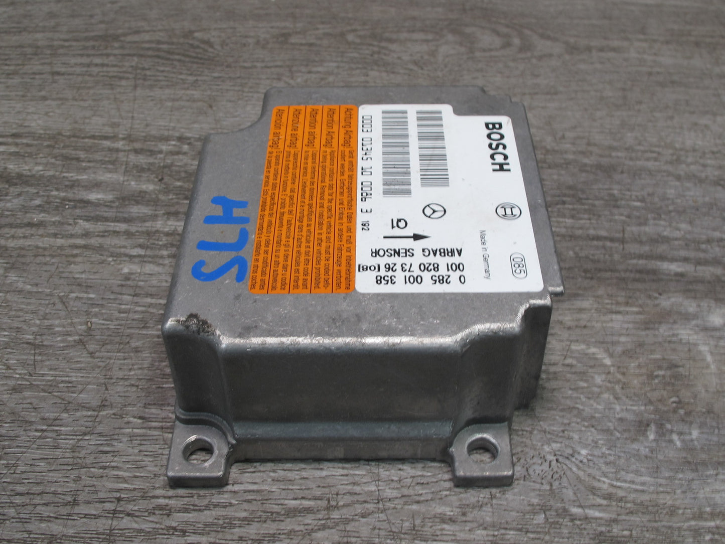 03-06 MERCEDES R230 SL500 SRS AIRBAG CONTROL MODULE UNIT 0018207326 OEM