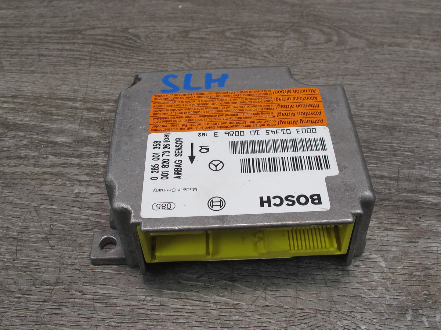 03-06 MERCEDES R230 SL500 SRS AIRBAG CONTROL MODULE UNIT 0018207326 OEM