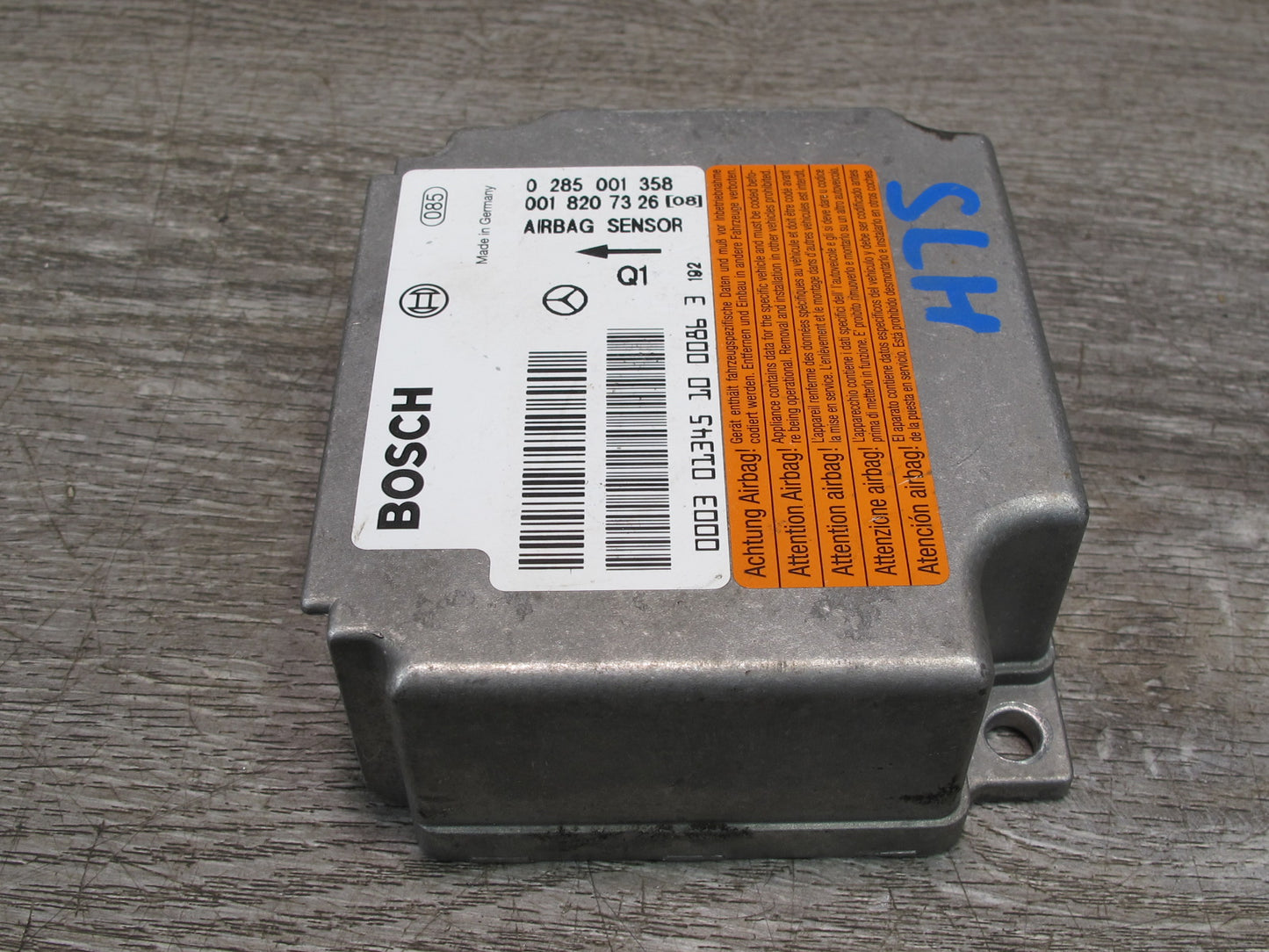 03-06 MERCEDES R230 SL500 SRS AIRBAG CONTROL MODULE UNIT 0018207326 OEM