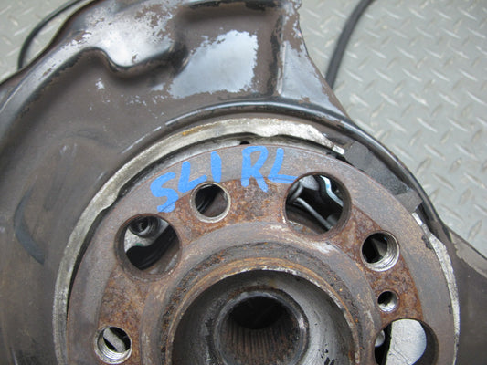 03-08 Mercedes R230 SL600 Rear Left Spindle Knuckle Wheel Hub Bearing 56K OEM