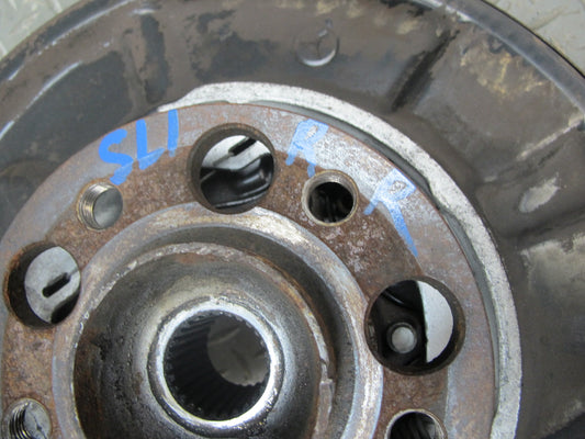 03-08 Mercedes R230 SL600 Rear Right Spindle Knuckle Wheel Hub Bearing 56K OEM