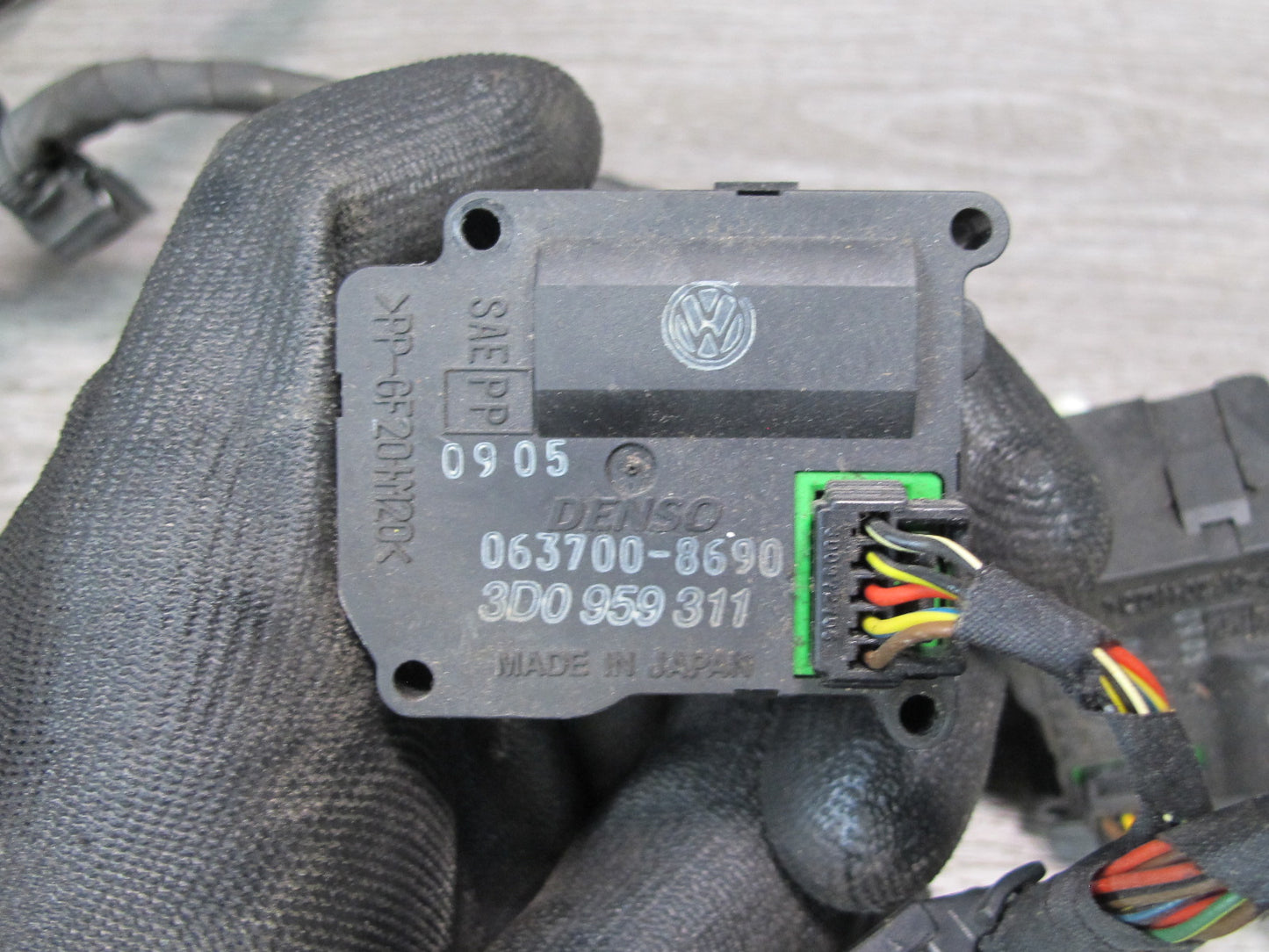 2006-2012 Bentley Flying Spur A/C Heater Wiring Wire Harness W/ Flap Actuator