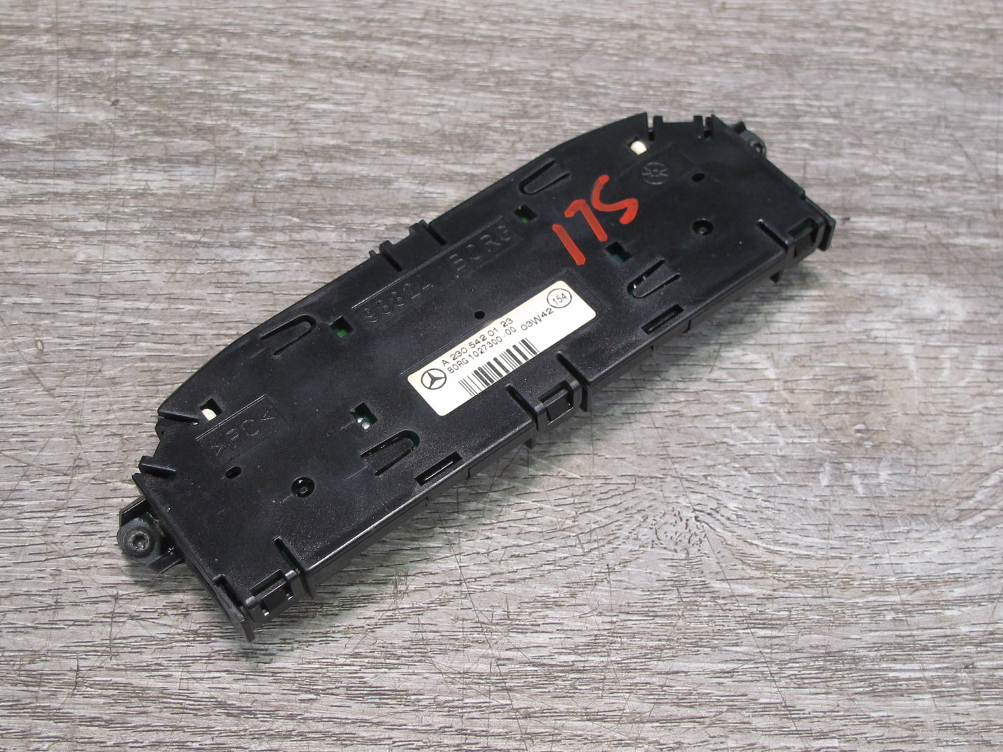 03-08 Mercedes R230 Sl-class PDC Parking Sensor Display Unit 2305420123 OEM