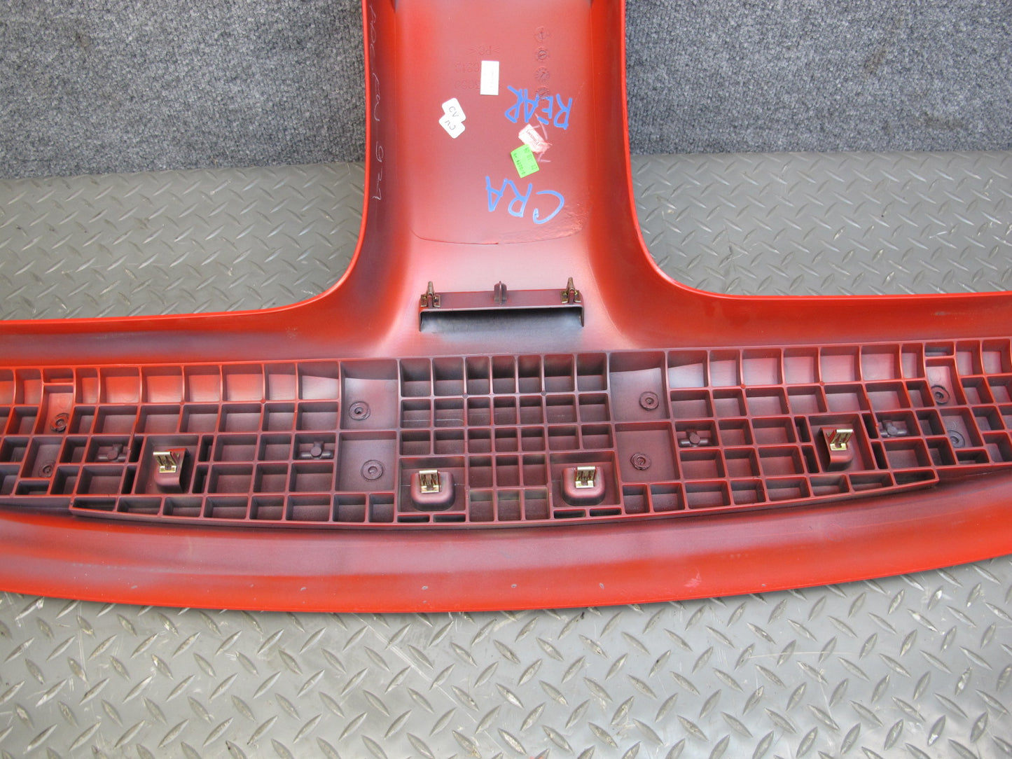 03-06 Chevrolet SSR Rear Interior Waterfall Upper Trim Panel RED 15103060 OEM