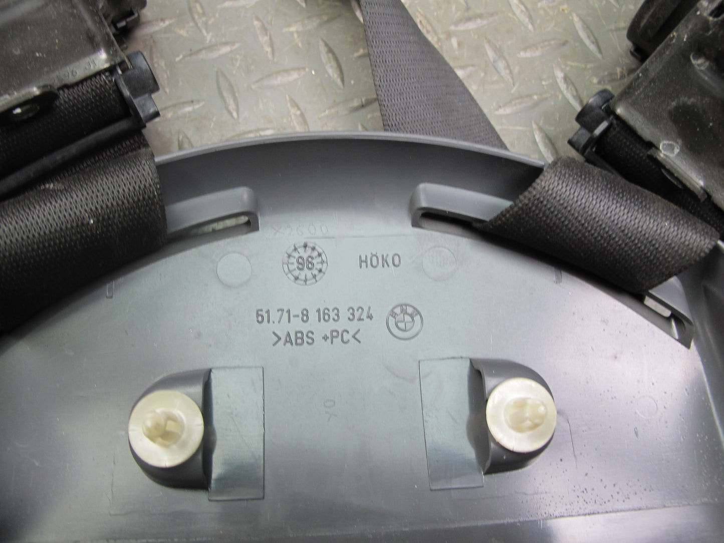 94-99 BMW E36 CONVERTIBLE FRONT & REAR LEFT RIGHT SIDE SEATBELT RETRACTOR W/ GUIDE SET OEM