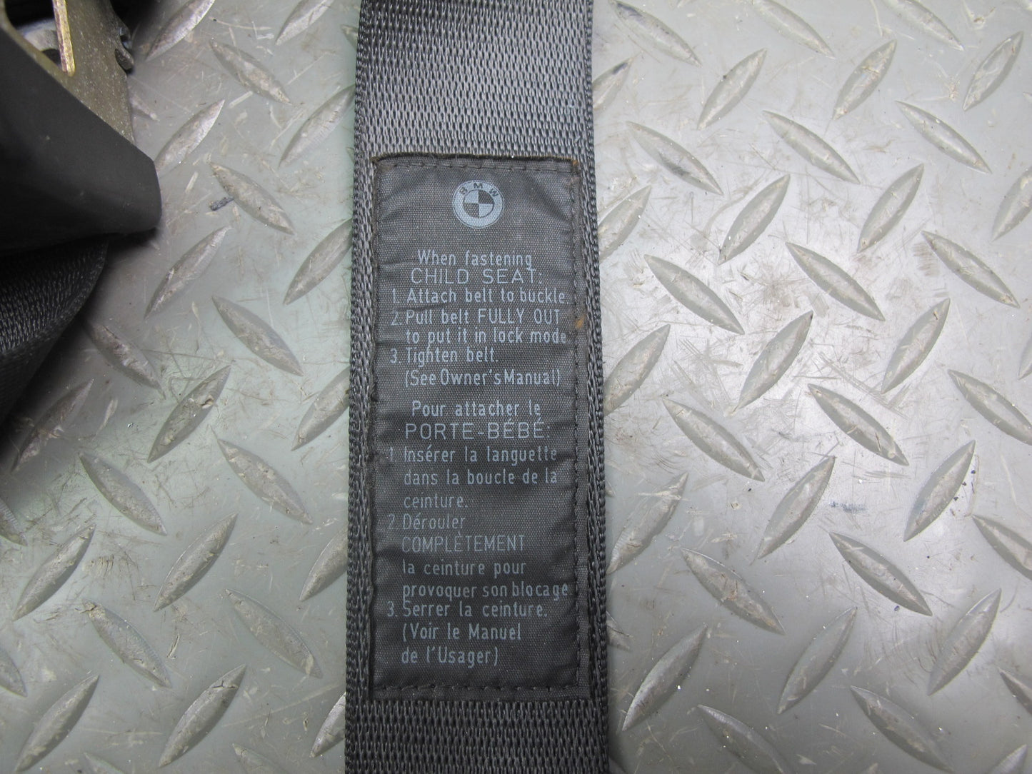94-99 BMW E36 CONVERTIBLE FRONT & REAR LEFT RIGHT SIDE SEATBELT RETRACTOR W/ GUIDE SET OEM