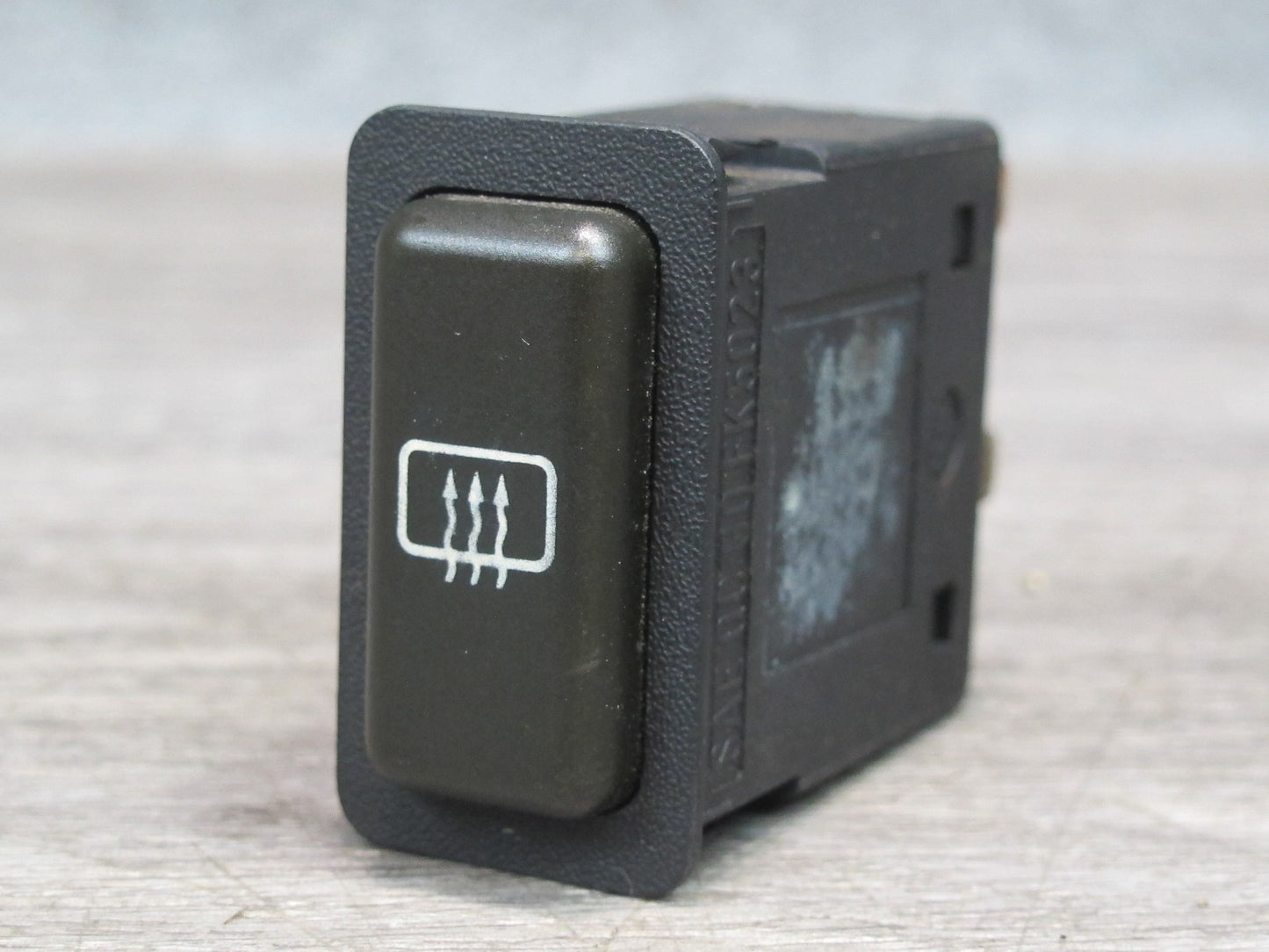 83-89 BMW E24 Rear Heated Window Defrost Button Switch OEM
