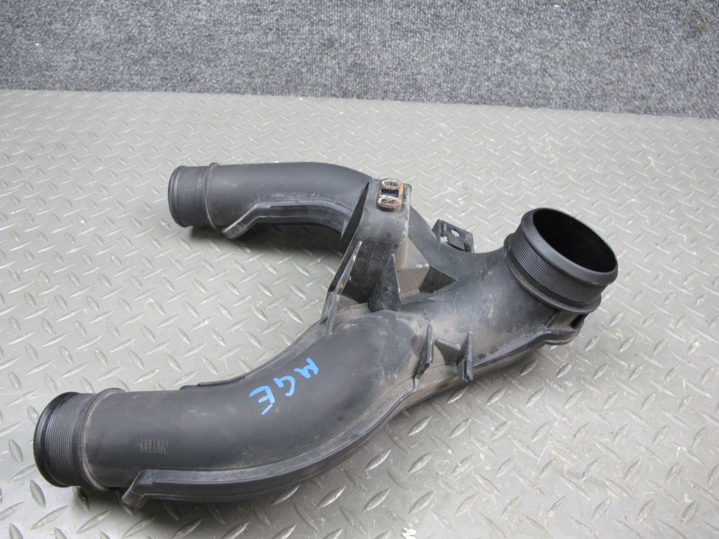 14-19 Maserati Ghibli M157 SQ4 Air Intake Duct Pipe w Pressure Sensor OEM