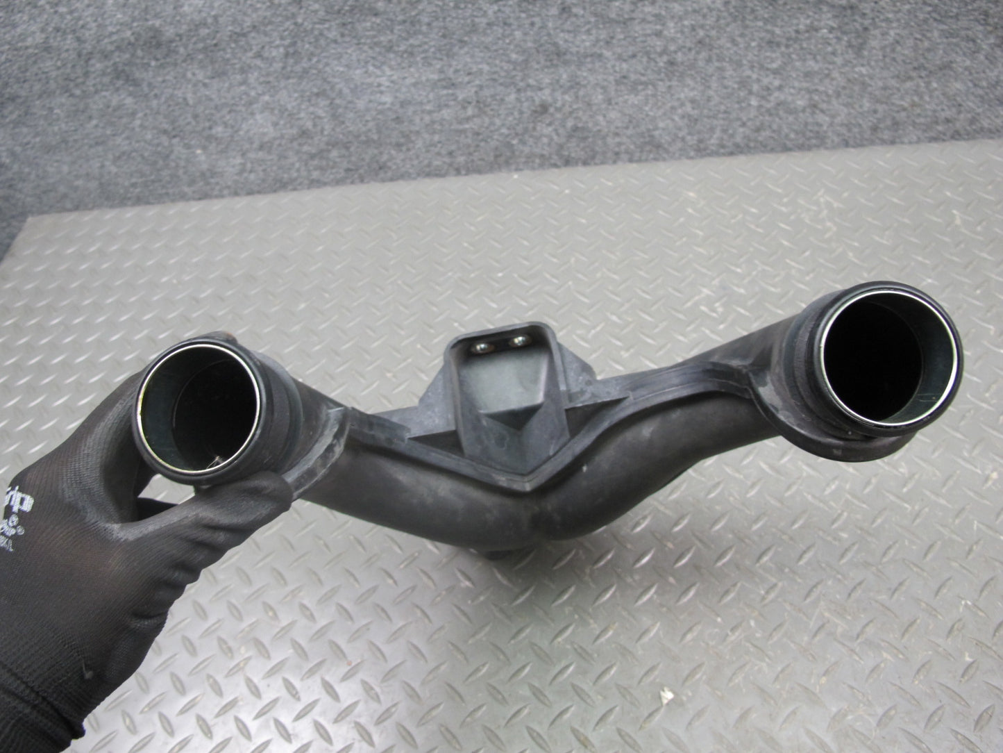 14-19 Maserati Ghibli M157 SQ4 Air Intake Duct Pipe w Pressure Sensor OEM
