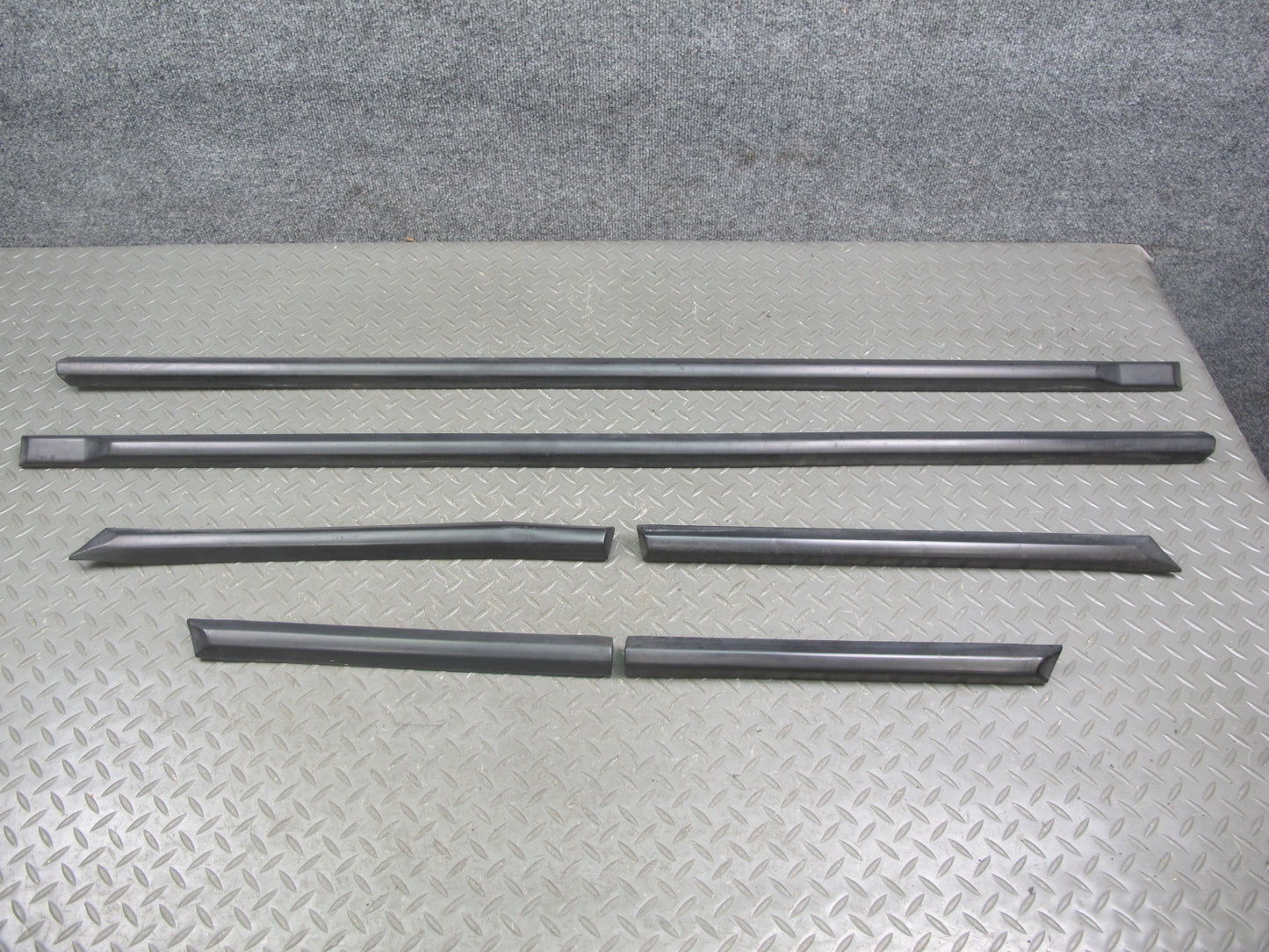 94-99 BMW E36 Coupe Convertible Front & Rear Side Trim Molding Cover Set OEM