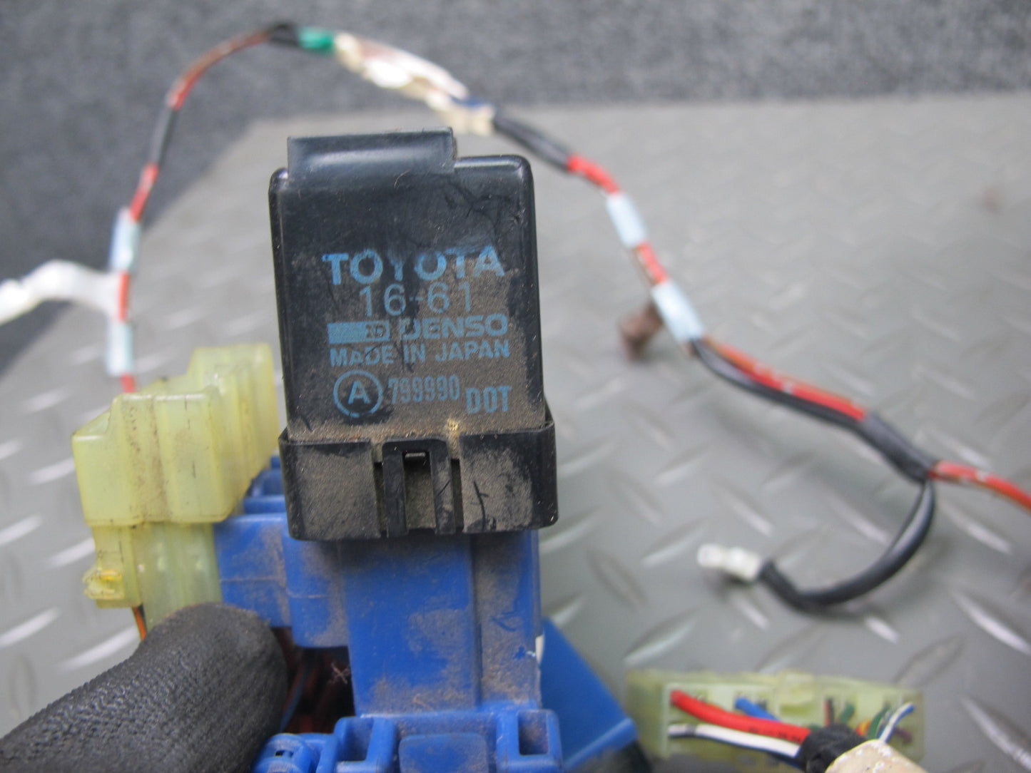 87-88 Toyota Supra MA71 Dash Instrument Panel Wire Wiring Harness w Relay OEM