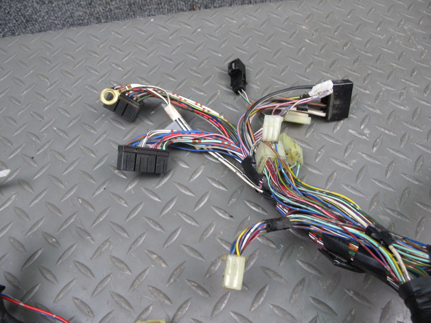 87-88 Toyota Supra MA71 Dash Instrument Panel Wire Wiring Harness w Relay OEM
