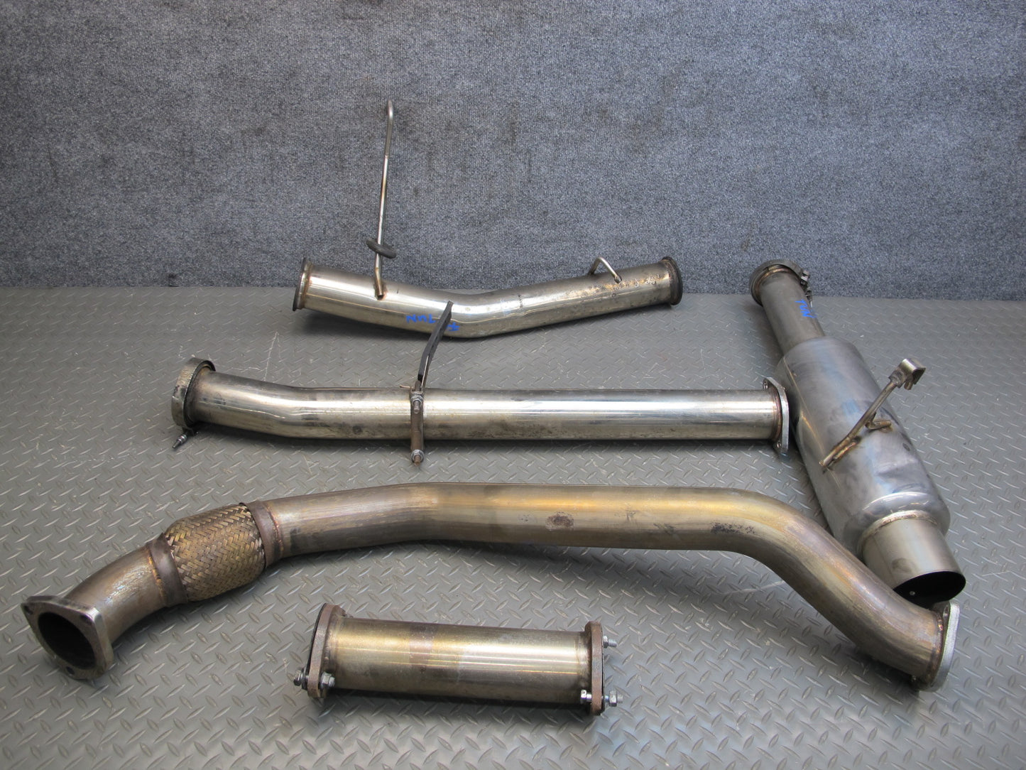 87-92 Toyota Supra MK3 7MGTE 3" Catback Exhaust System Pipe Set Aftermarket