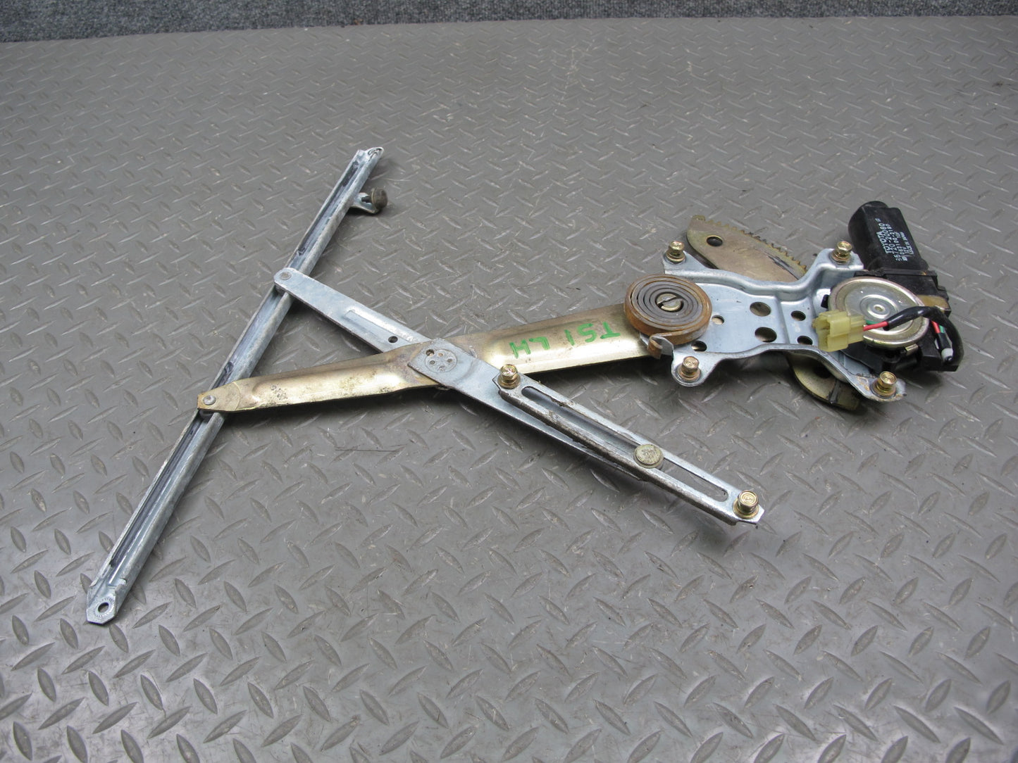 86-92 Toyota Supra MA71 Left Door Window Regulator w Motor OEM