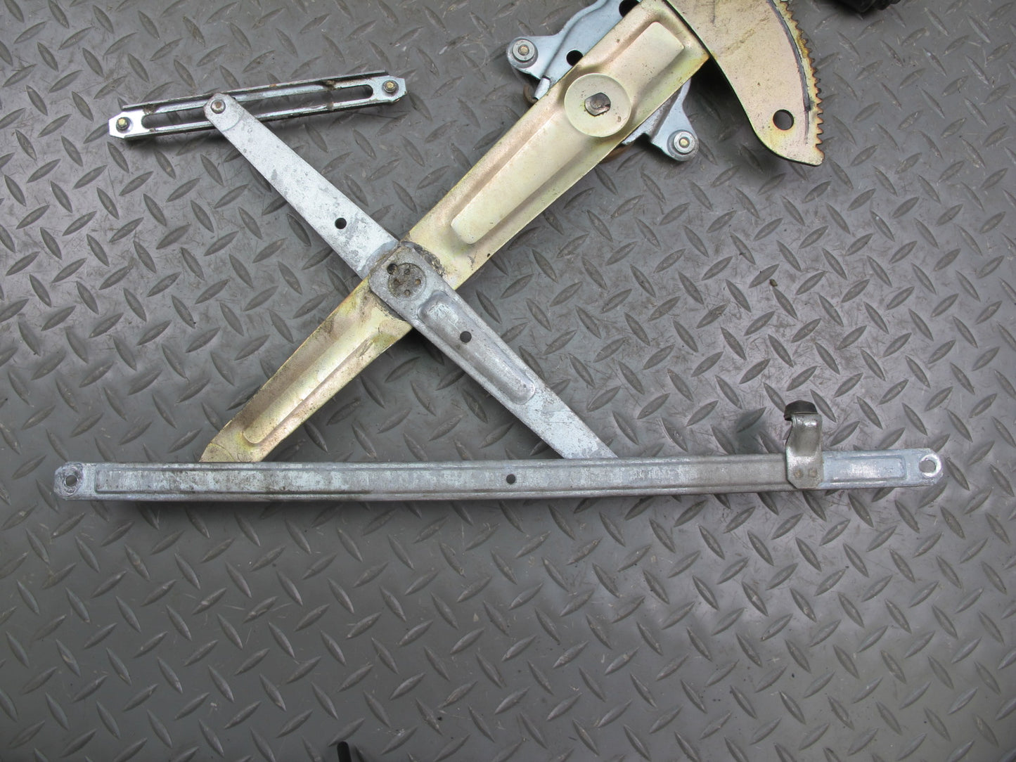 86-92 Toyota Supra MA71 Left Door Window Regulator w Motor OEM