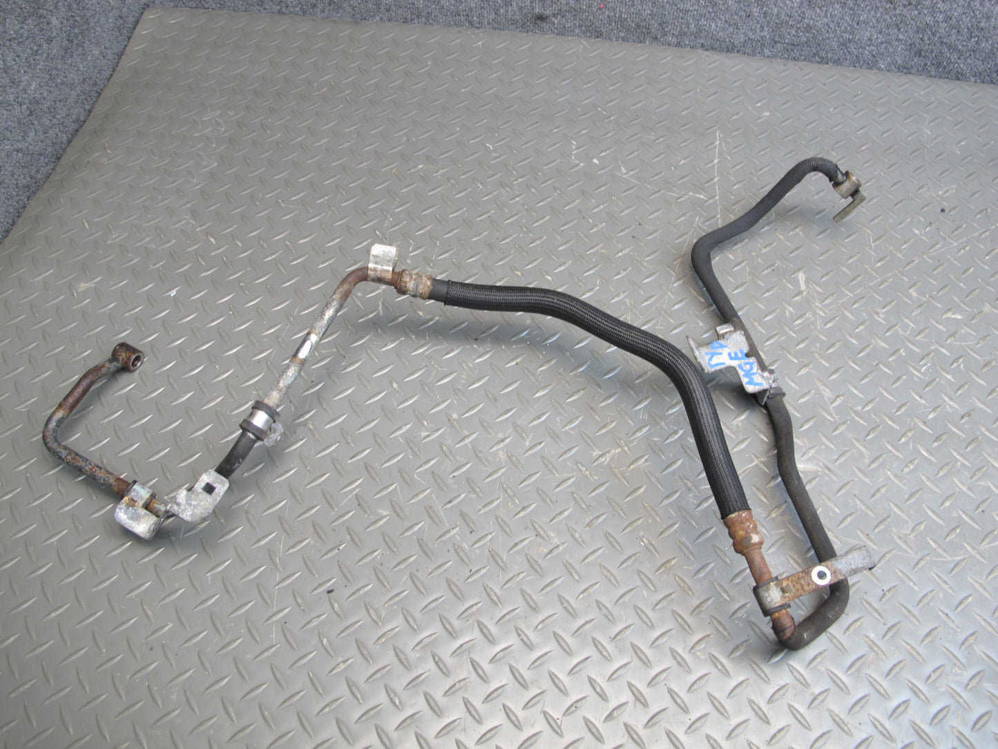 14-19 Maserati Ghibli M157 SQ4 Set of 3 Steering Hose Line Pipe OEM
