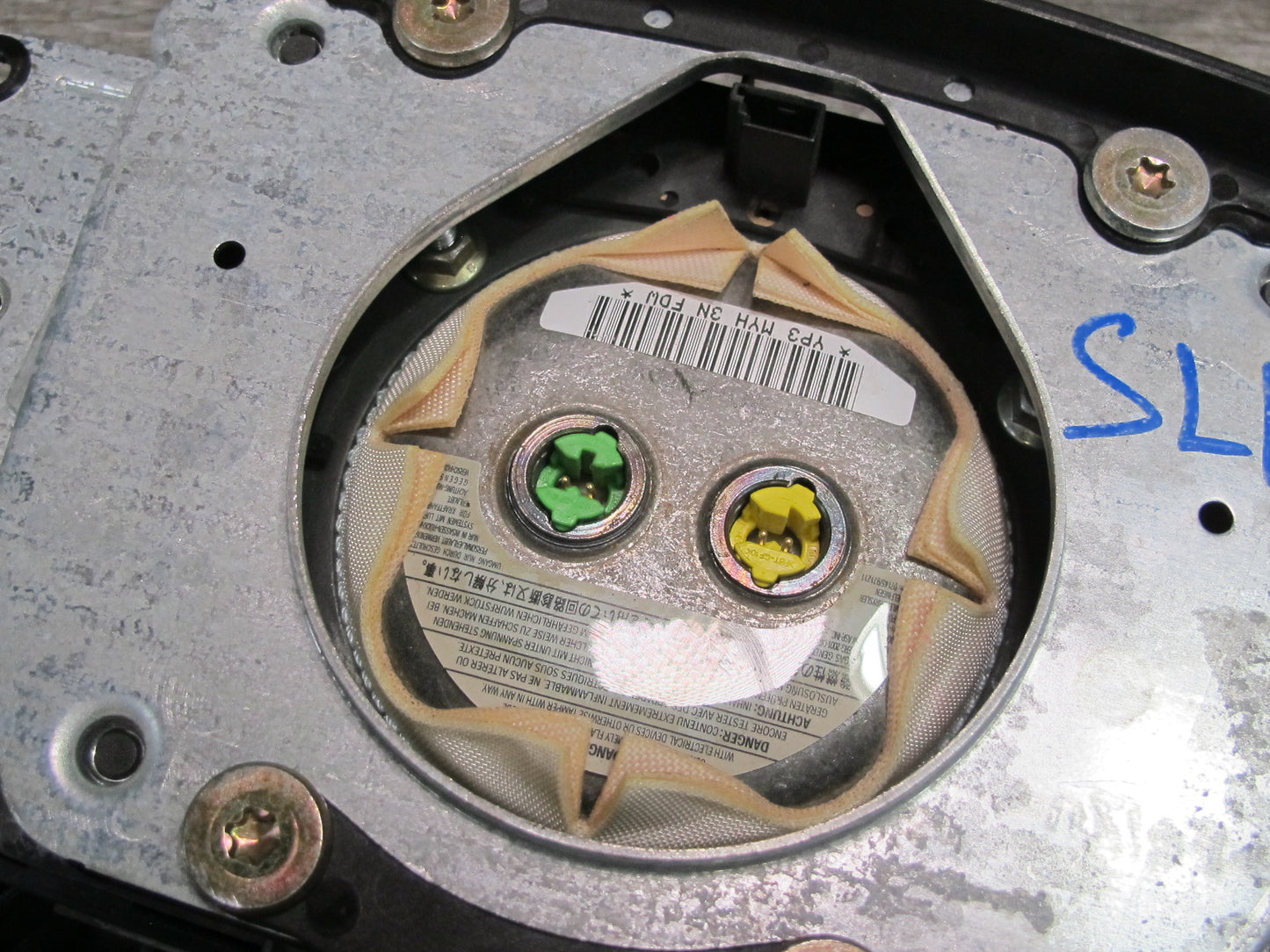 03-08 MERCEDES R230 SL500 SL600 FRONT LEFT DRIVER SIDE STEERING WHEEL SRS AIRBAG OEM