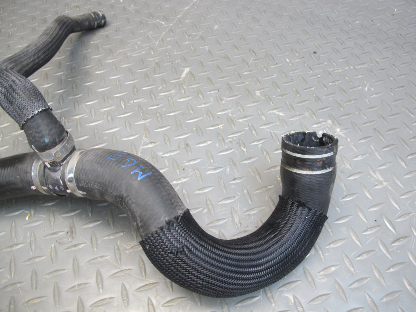 14-17 Maserati Ghibli M157 SQ4 Set of 4 Engine Cooling Coolant Hose Pipe OEM