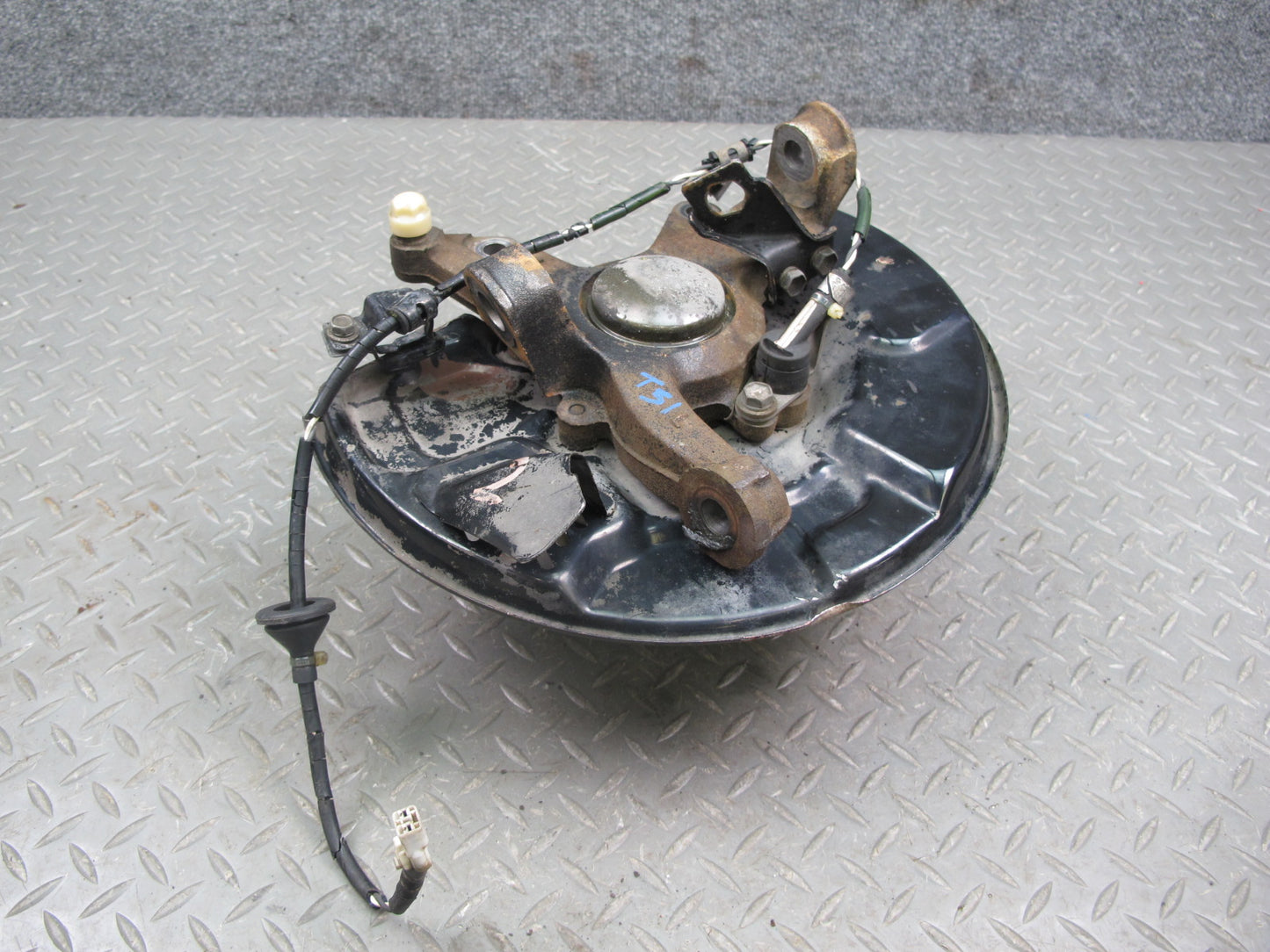86-90 Toyota Supra MA71 ABS Front Left Spindle Knuckle Wheel Hub Bearing OEM