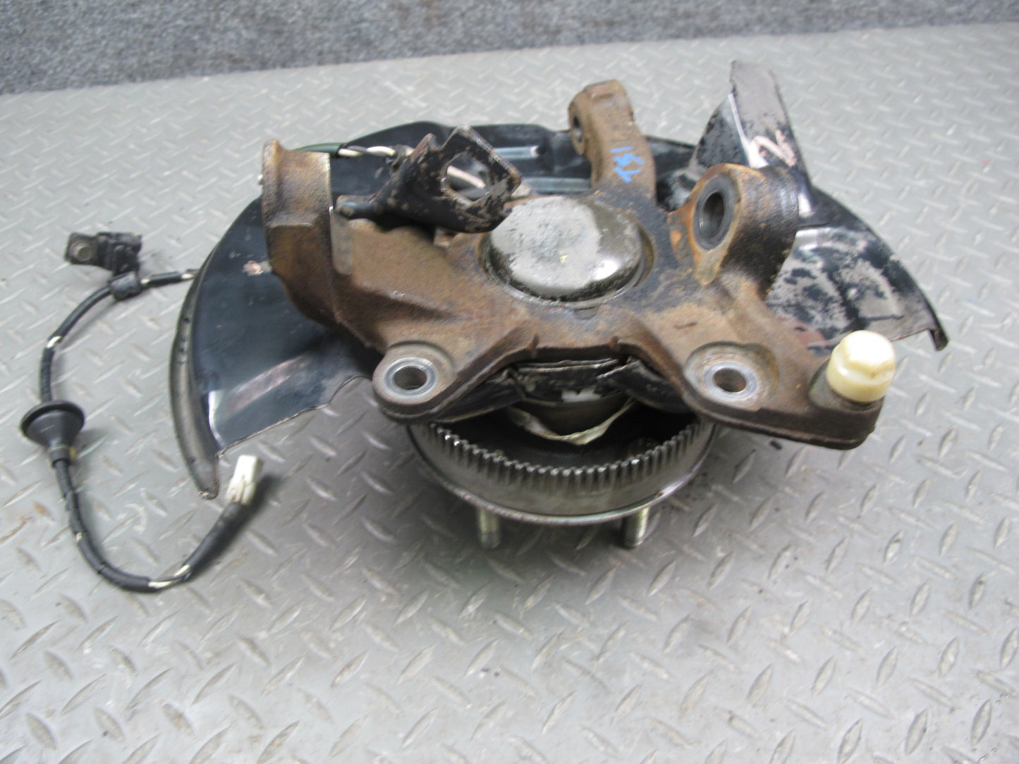 86-90 Toyota Supra MA71 ABS Front Left Spindle Knuckle Wheel Hub Bearing OEM