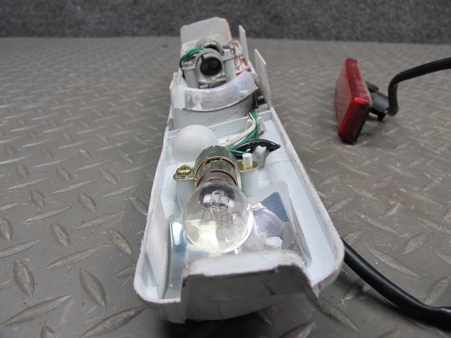86-92 Toyota Supra MA71 Rear Left Side Marker Light Lamp w Lamp Holder OEM