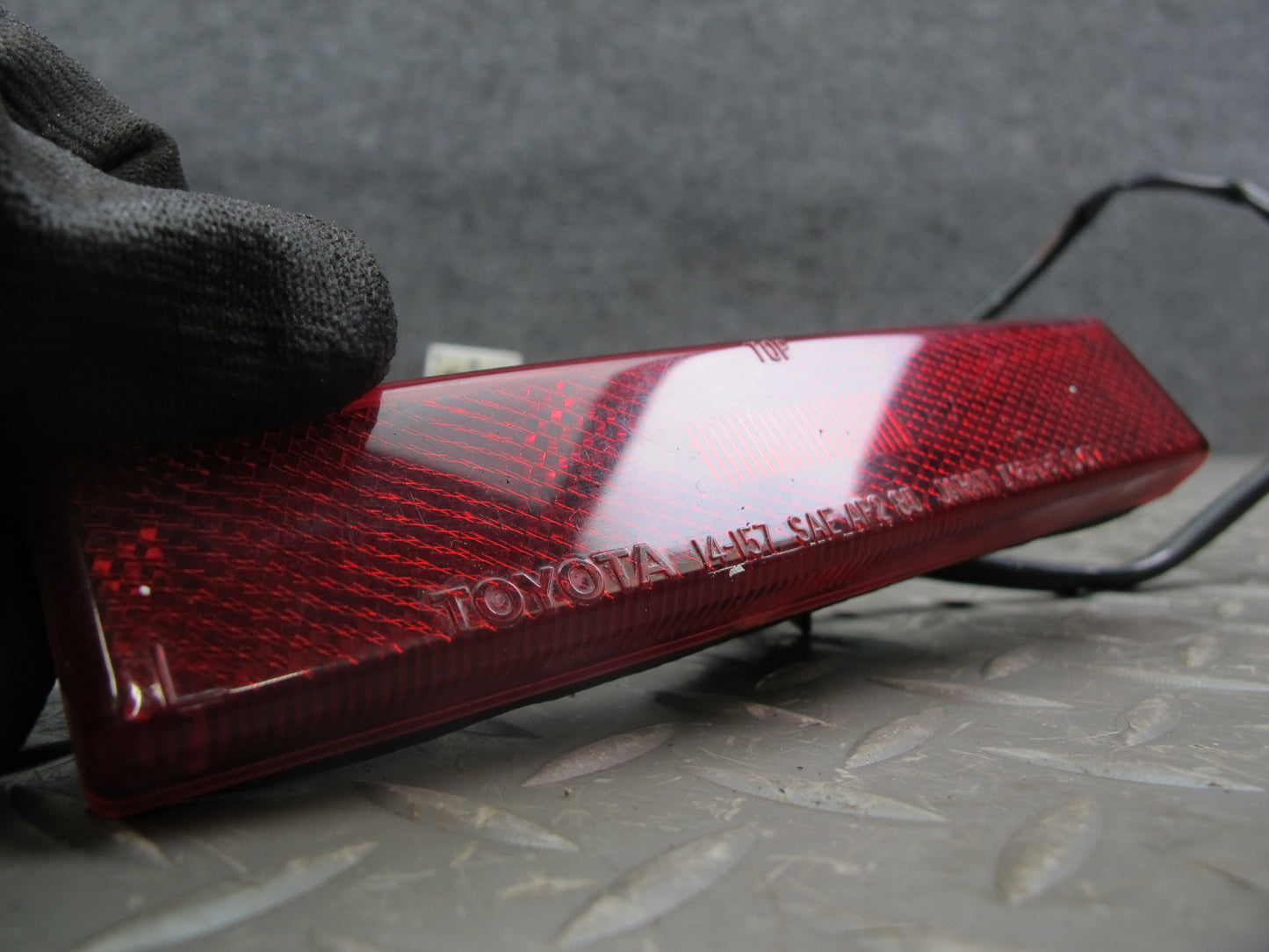 86-92 Toyota Supra MA71 Rear Left Side Marker Light Lamp w Lamp Holder OEM