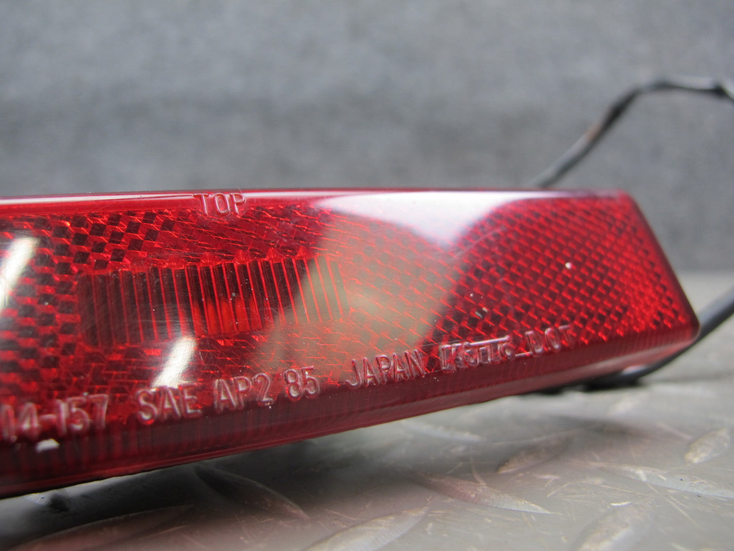 86-92 Toyota Supra MA71 Rear Left Side Marker Light Lamp w Lamp Holder OEM