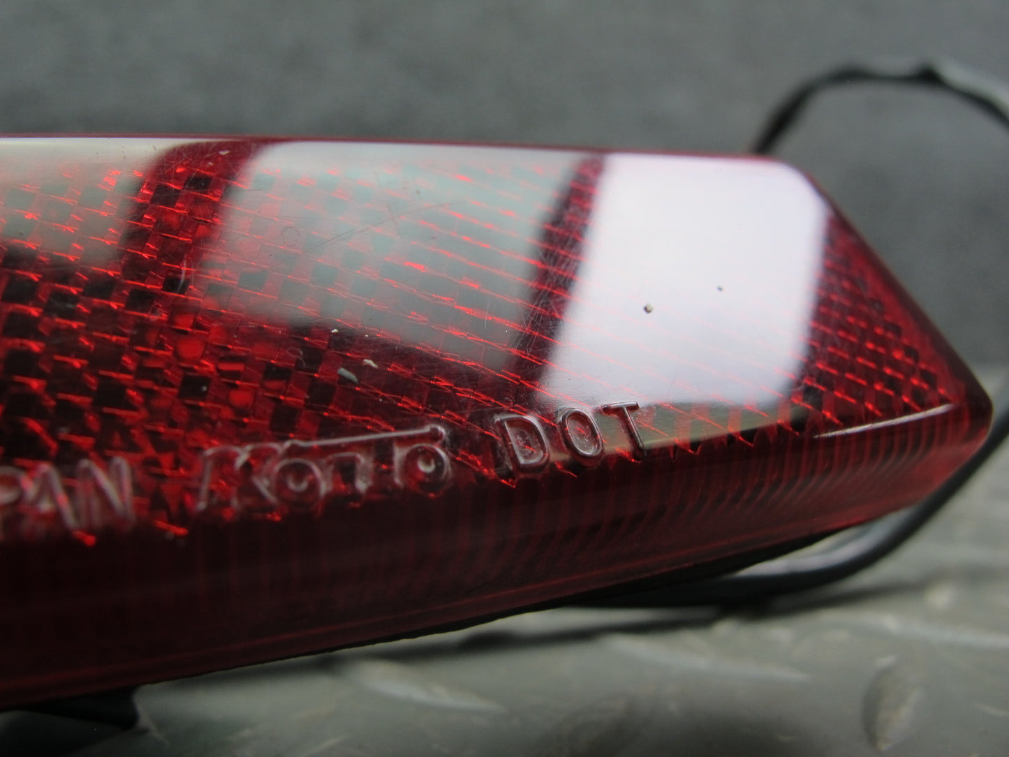 86-92 Toyota Supra MA71 Rear Left Side Marker Light Lamp w Lamp Holder OEM