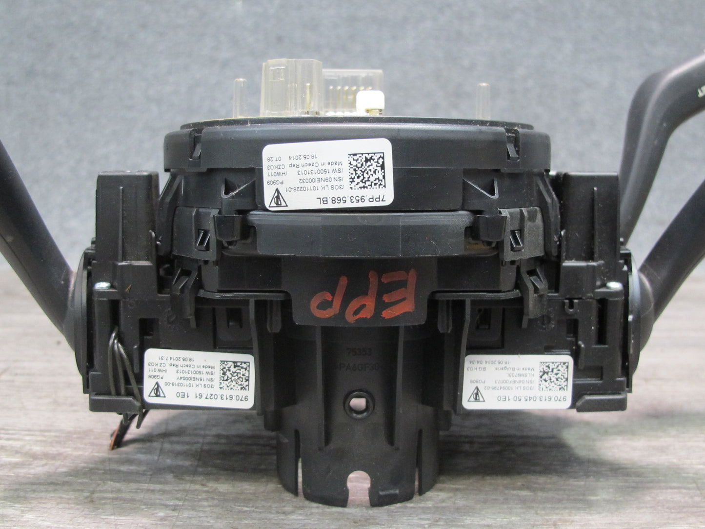 14-16 PORSCHE PANAMERA 970 STEERING COLUMN MULTI SWITCH CLOCK SPRING 97061304550 OEM