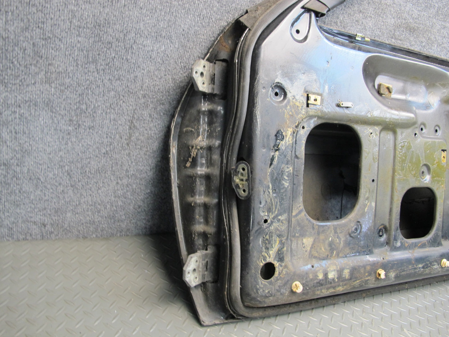 1978-1991 Porsche 928 S Front Right Passenger Side Door Shell Panel Black