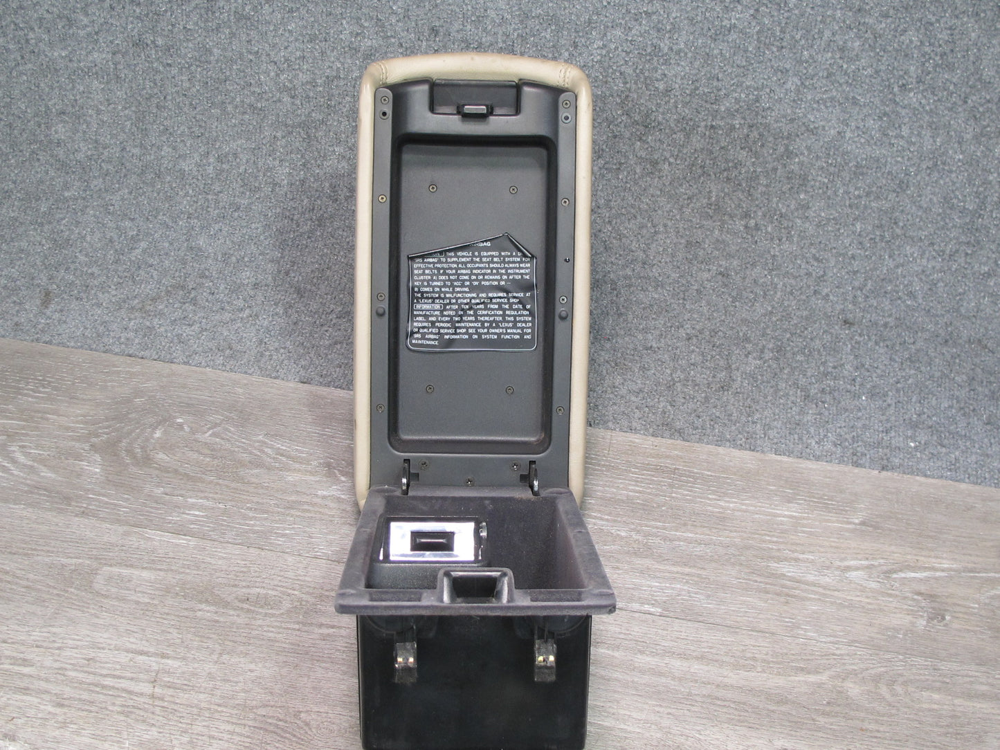 92-96 Lexus UZZ30L SC300 SC400 Front Center Console Armrest w Storage Box OEM