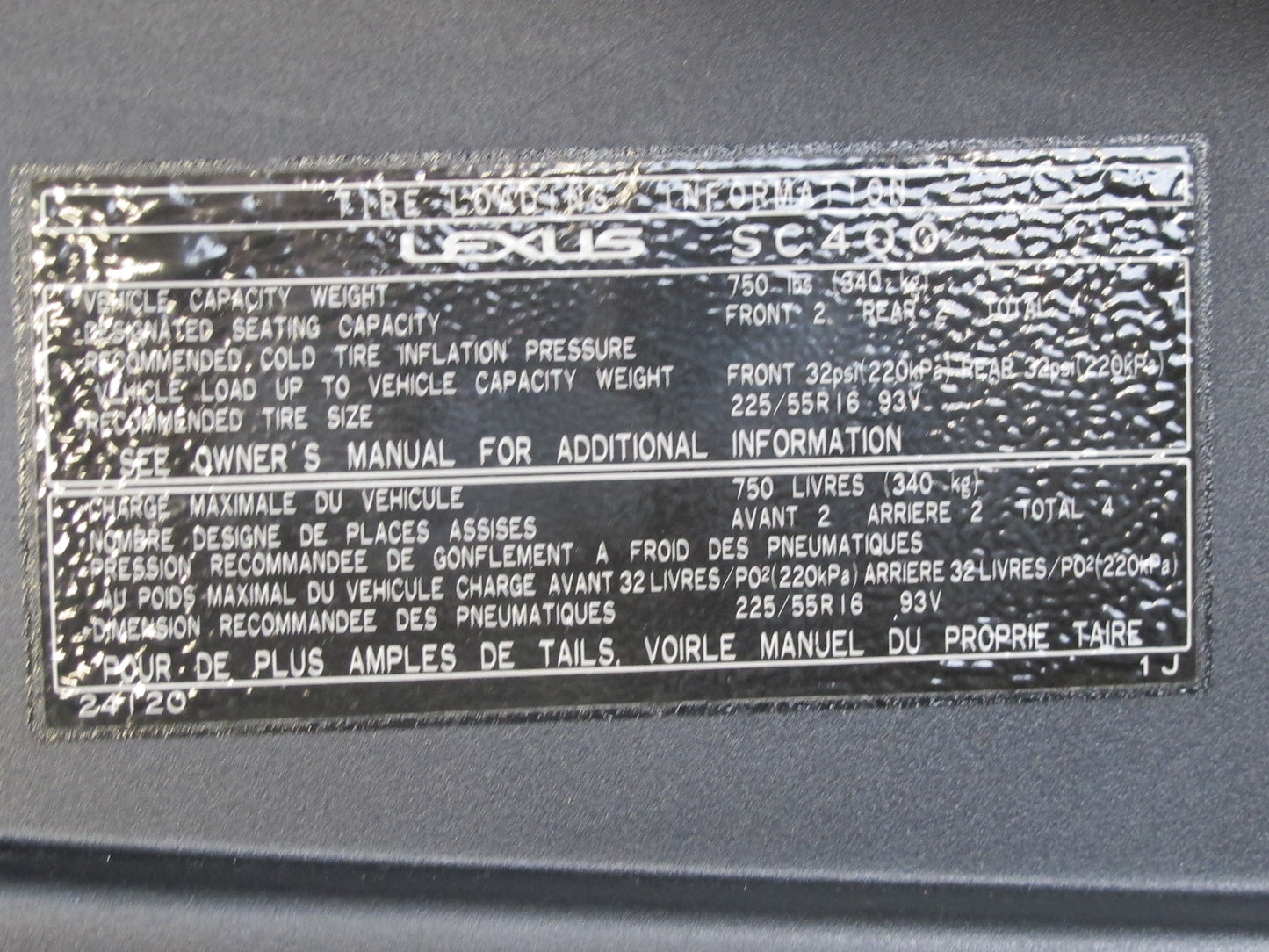 1992 Lexus UZZ30L SC300 SC400 Dash Glove Box Compartment Storage Cashmere OEM