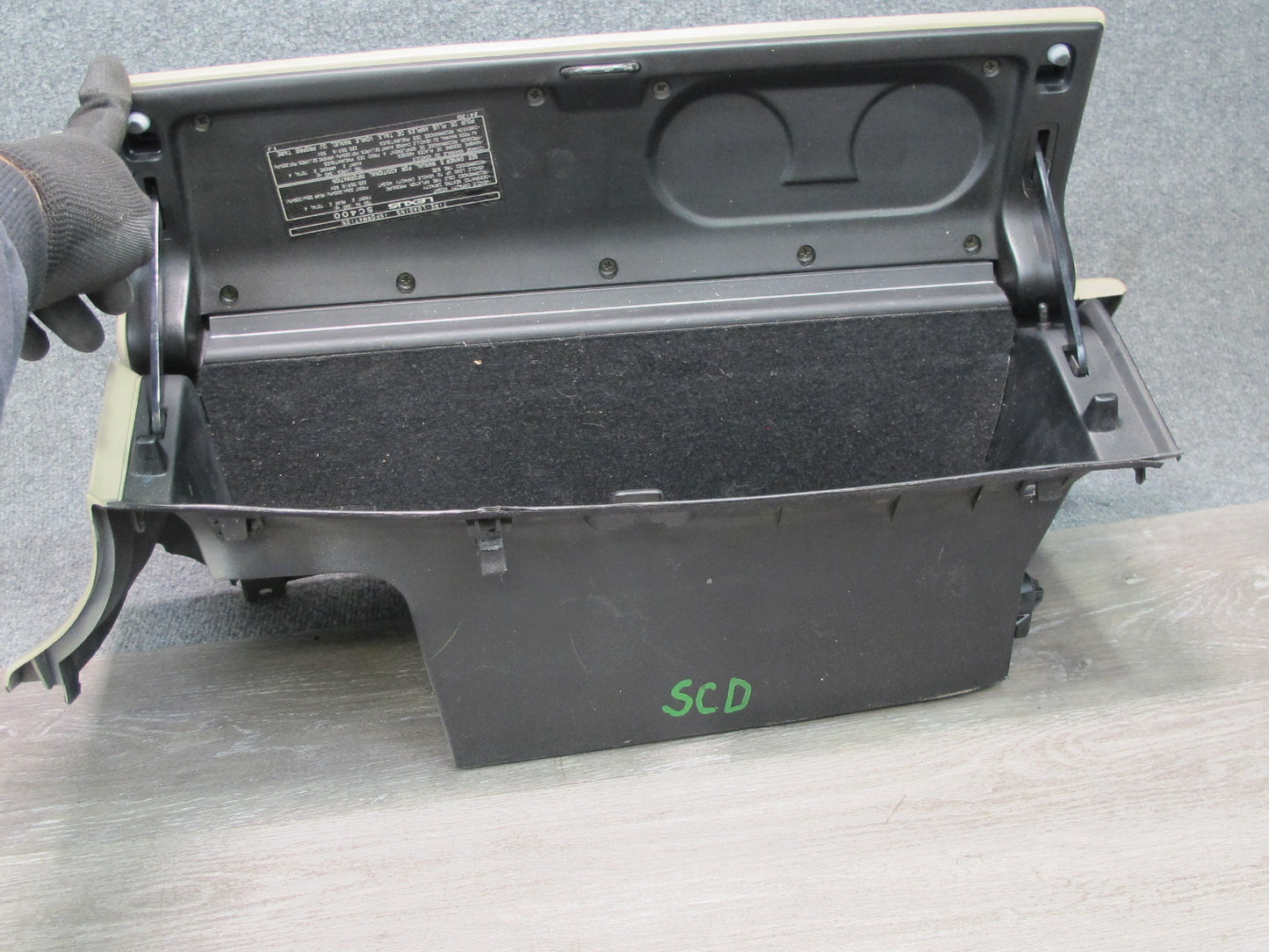 1992 Lexus UZZ30L SC300 SC400 Dash Glove Box Compartment Storage Cashmere OEM