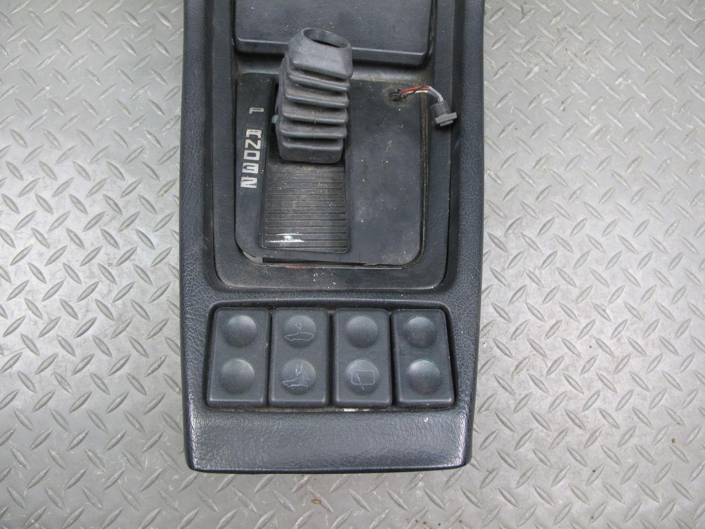 1983-1989 Porsche 928 S AT Front Center Console Shifter Trim Cover Panel Black