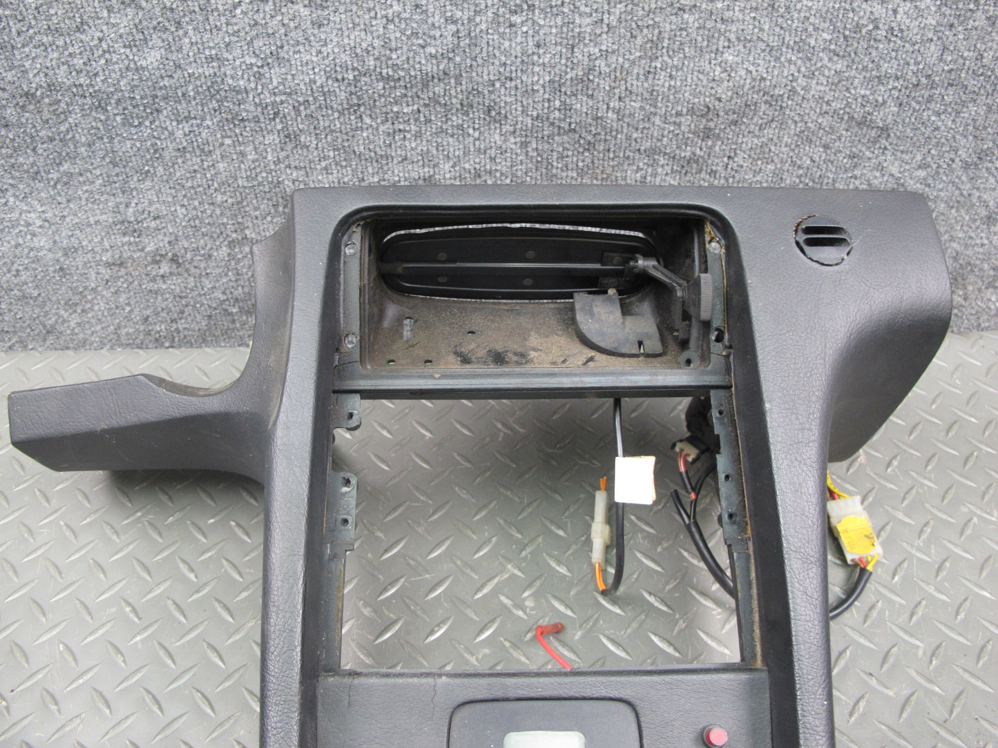 1983-1989 Porsche 928 S AT Front Center Console Shifter Trim Cover Panel Black