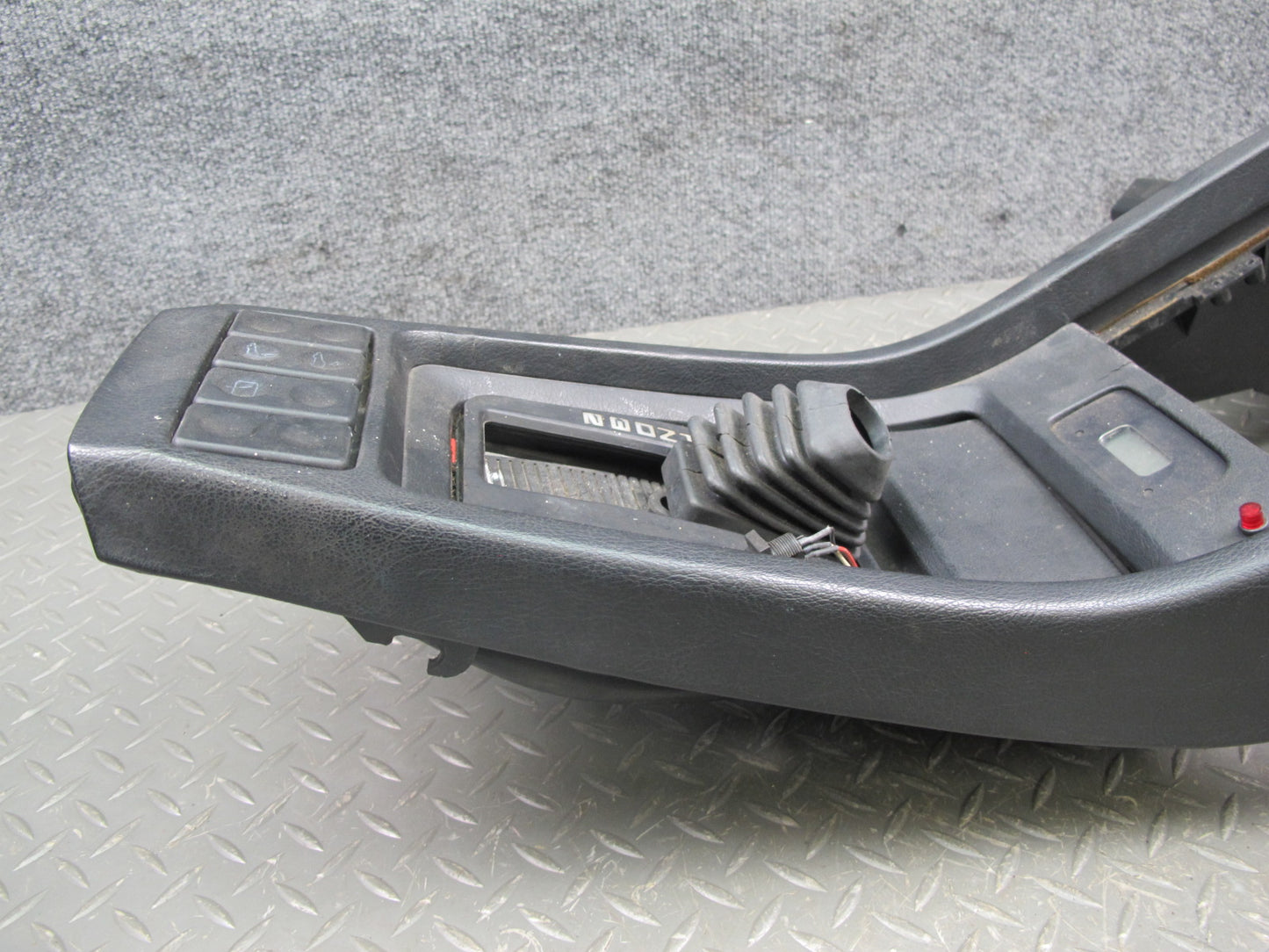 1983-1989 Porsche 928 S AT Front Center Console Shifter Trim Cover Panel Black