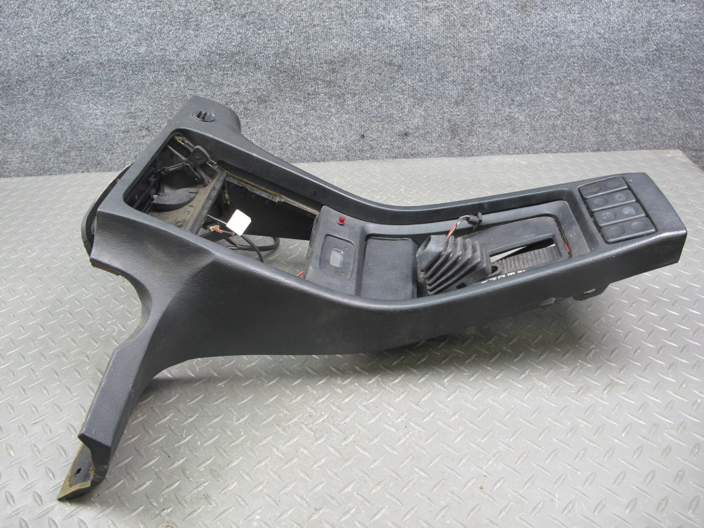 1983-1989 Porsche 928 S AT Front Center Console Shifter Trim Cover Panel Black