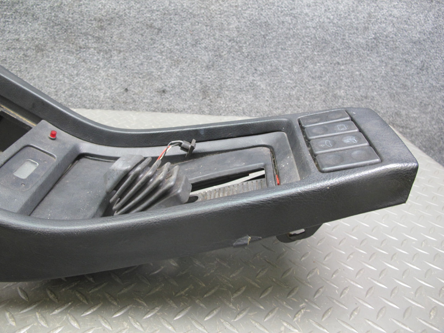 1983-1989 Porsche 928 S AT Front Center Console Shifter Trim Cover Panel Black