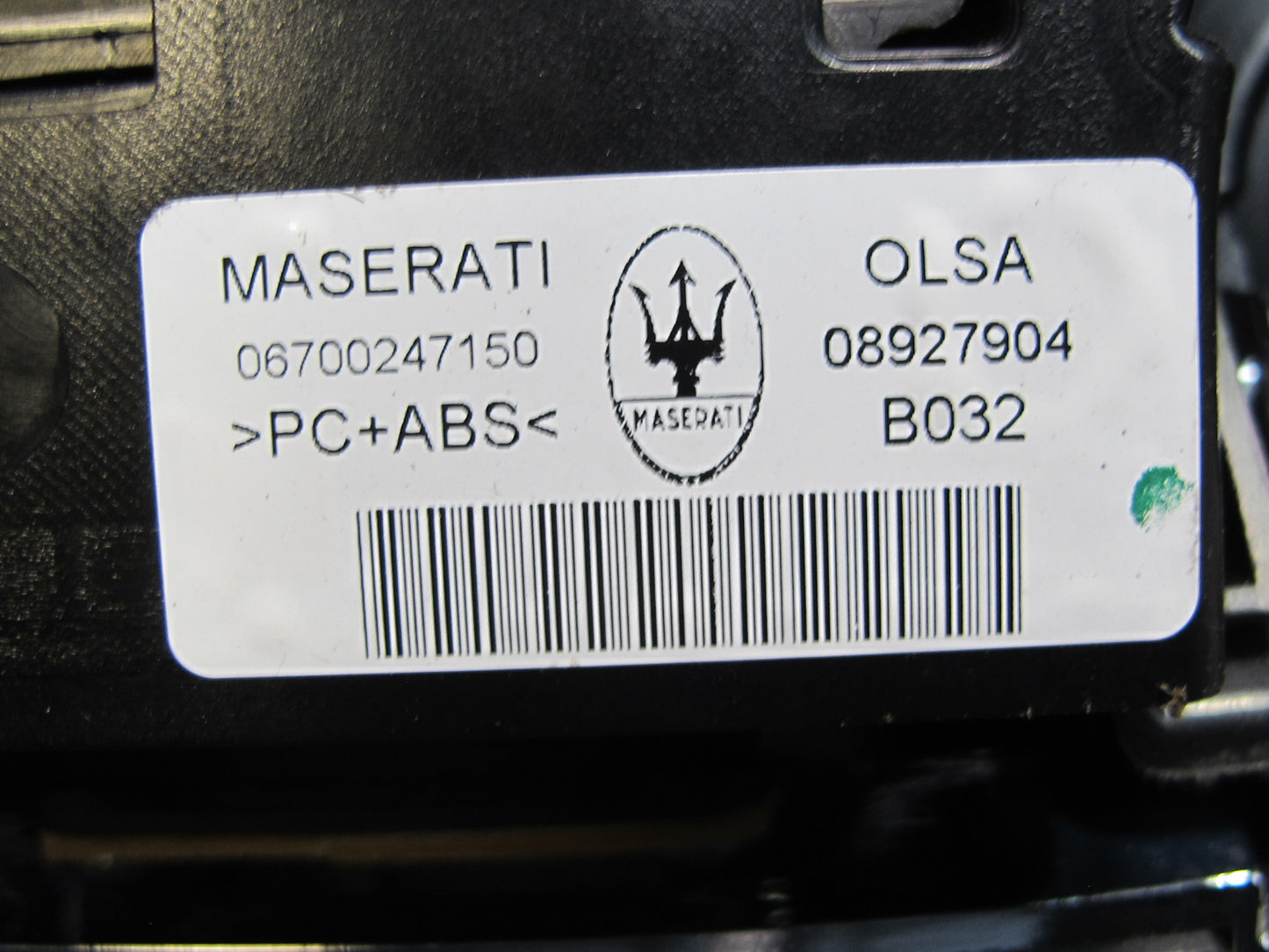 14-17 Maserati Ghibli M157 SQ4 Front Overhead Console Dome Light Lamp OEM