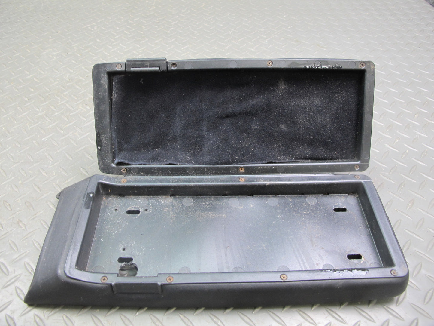 1983-1995 Porsche 928 S4 Front Center Console Arm Rest Storage Compartment Black
