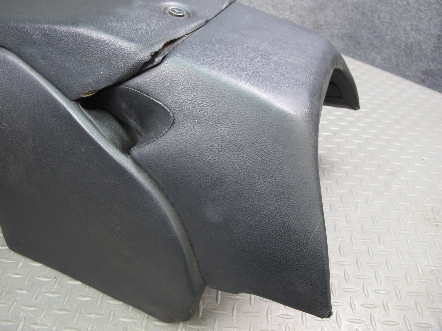 1983-1995 Porsche 928 S Rear Center Console Arm Rest Storage Compartment Black