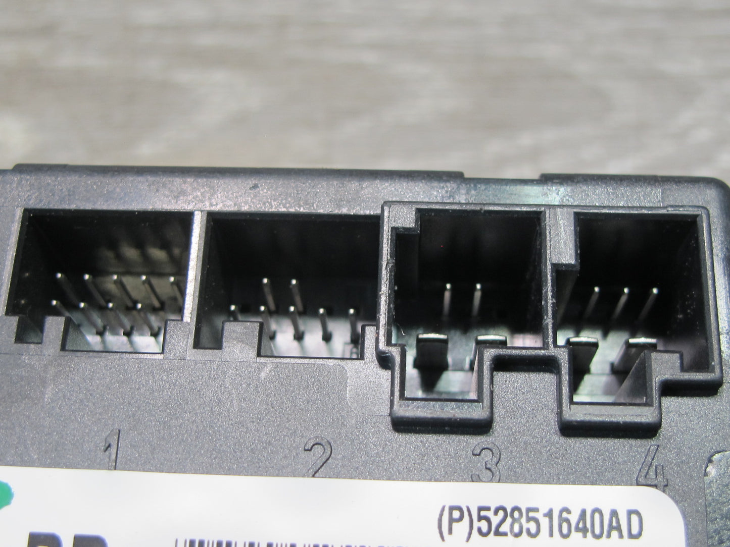 14-19 Maserati Ghibli M157 Rear Right Door Control Module 52851640AD OEM